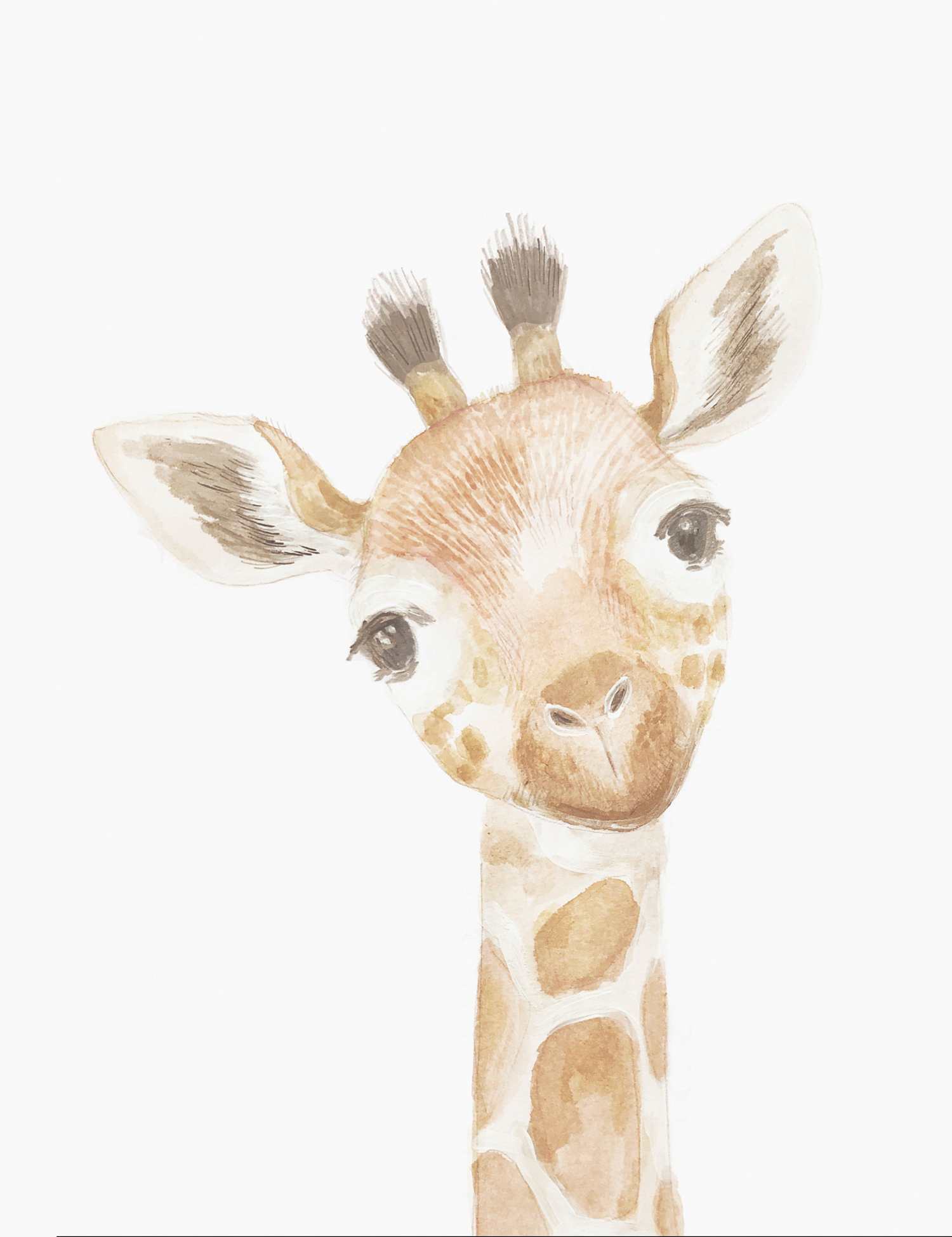 Mamas & Papas Welcome to the World Wall Art - Giraffe Multi