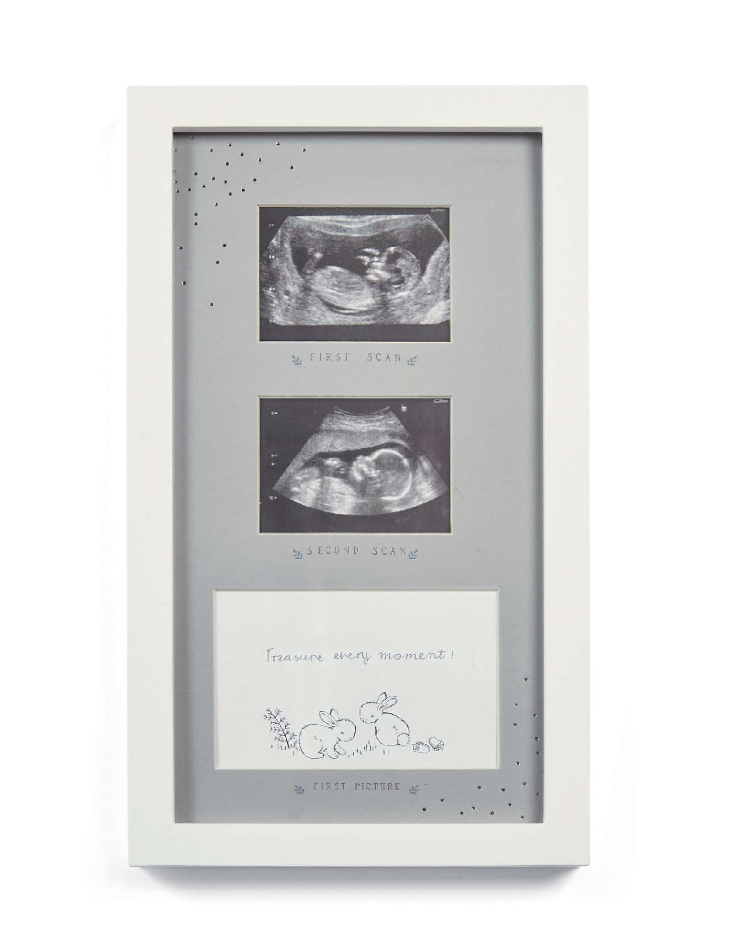 Mamas & Papas Forever Treasured Baby Photo Frame White