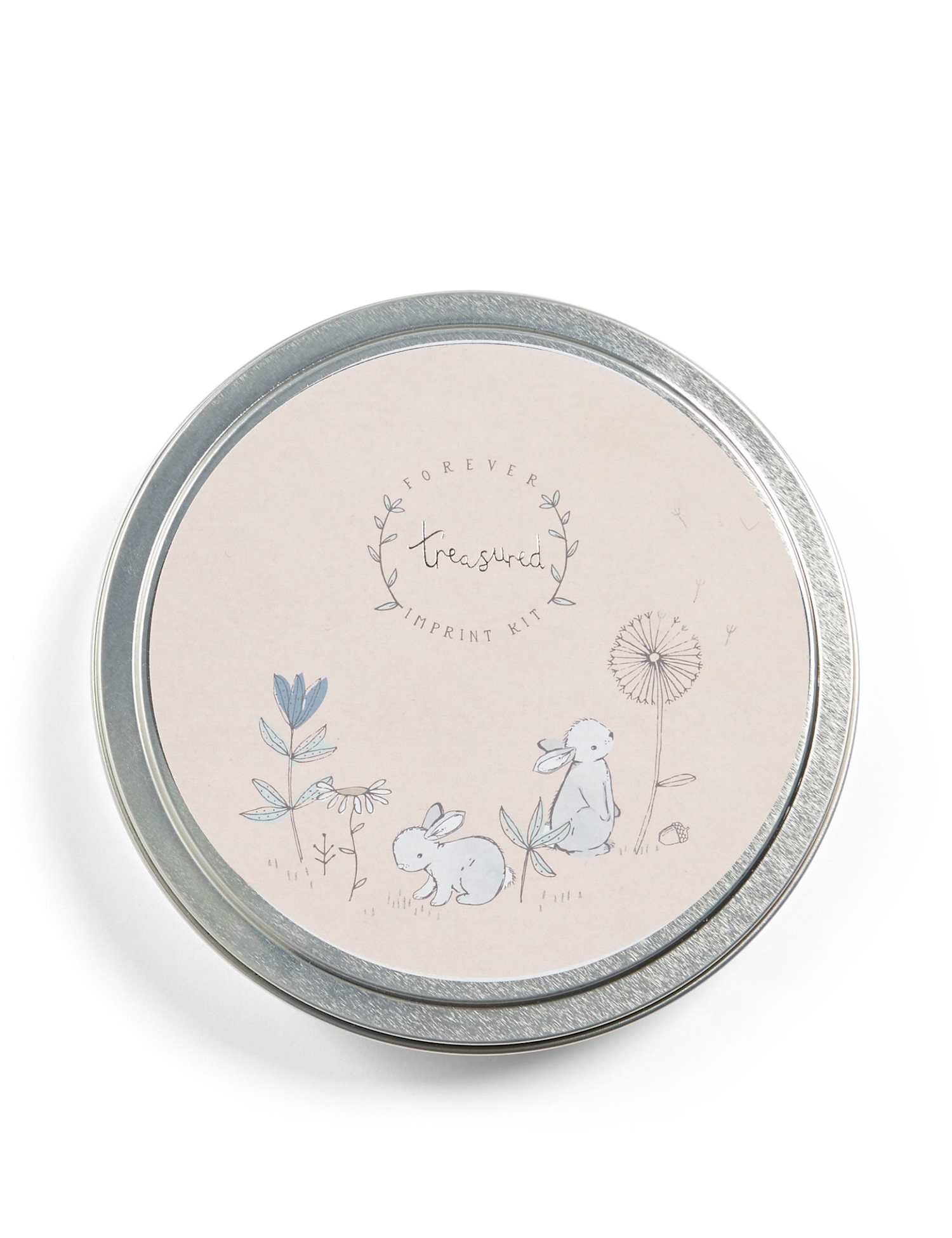 Mamas & Papas Forever Treasured Baby Imprint Tin Pink