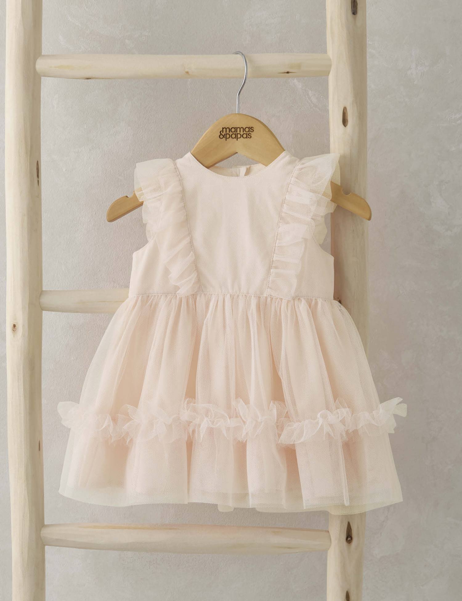 Mamas & Papas Tulle Dress (0-3 Yrs) Pink