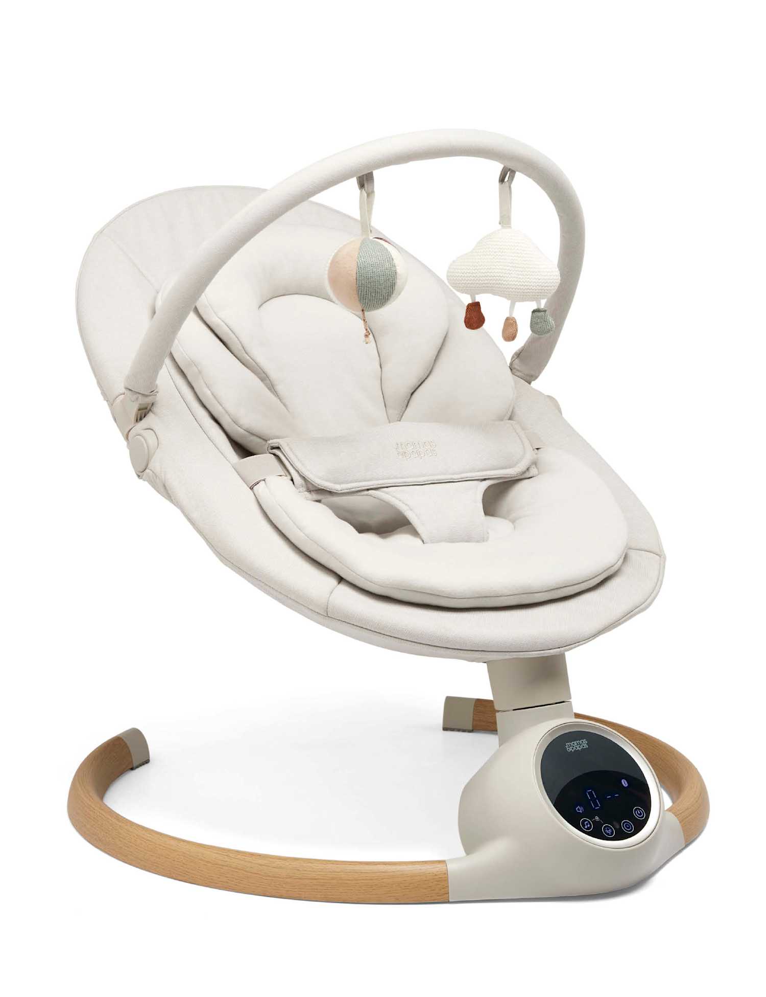 Mamas & Papas Alto Smart Swing Baby Bouncer Beige