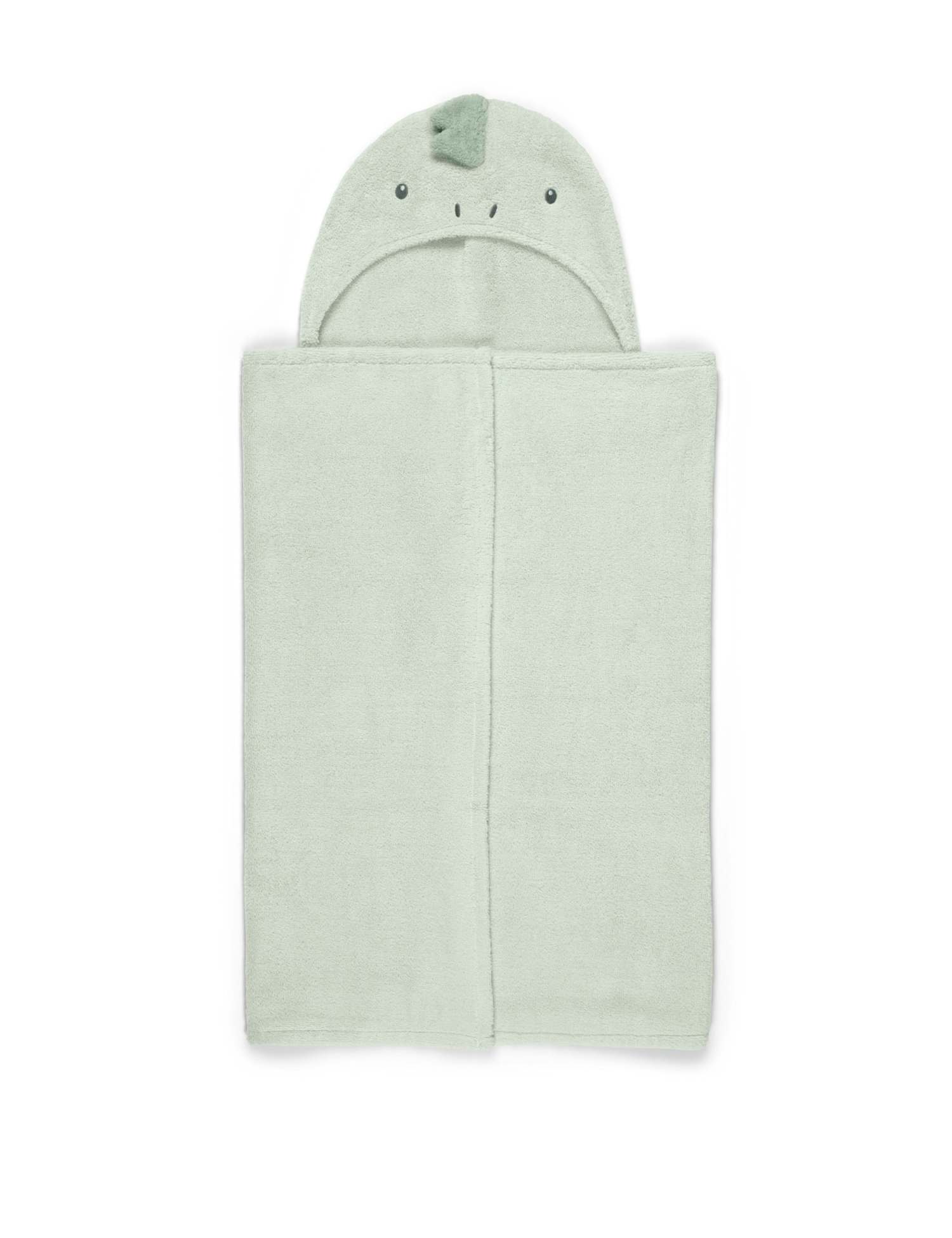 Mamas & Papas Hooded Dinosaur Baby Towel Green