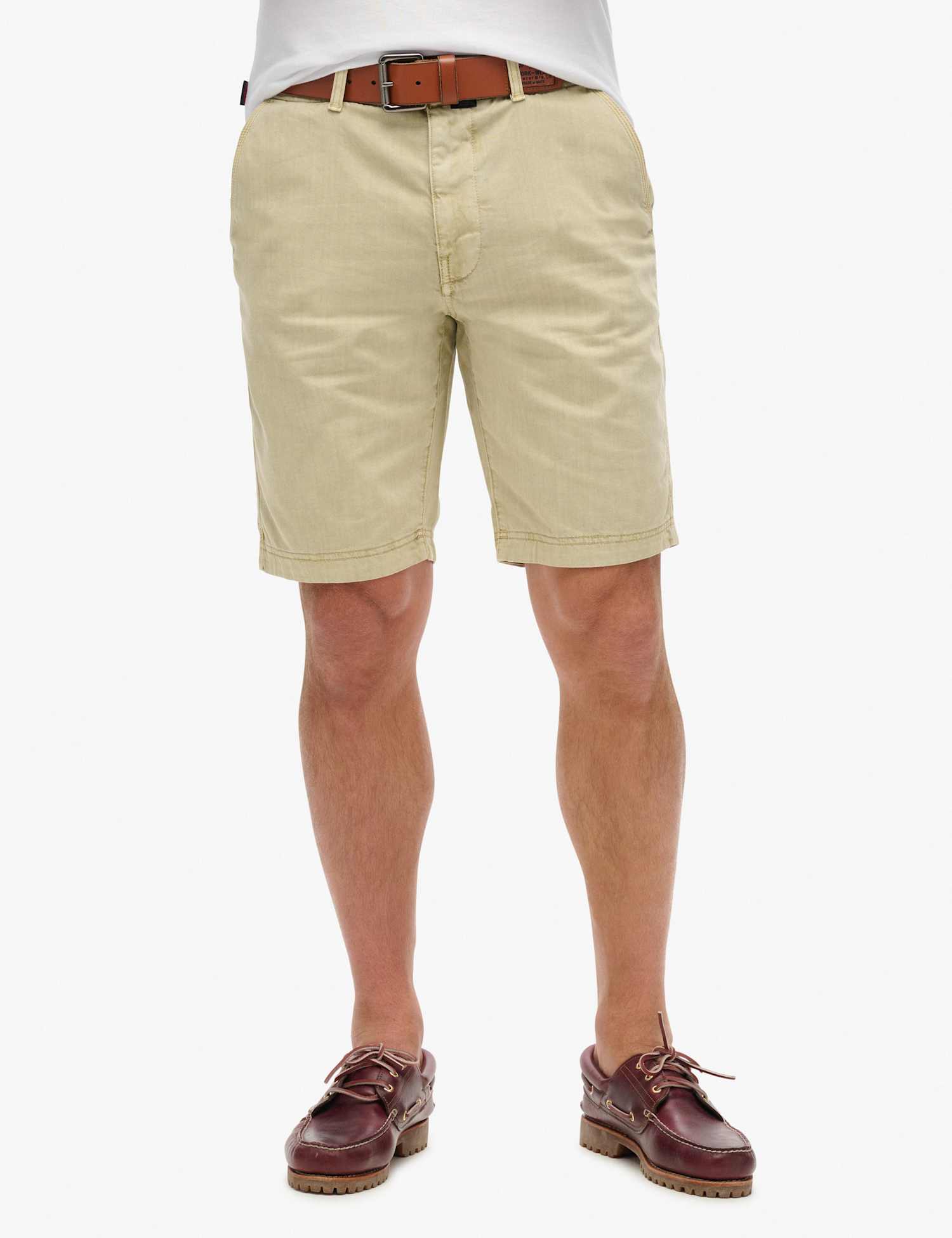 Superdry & Co Cotton Rich Chino Shorts Beige