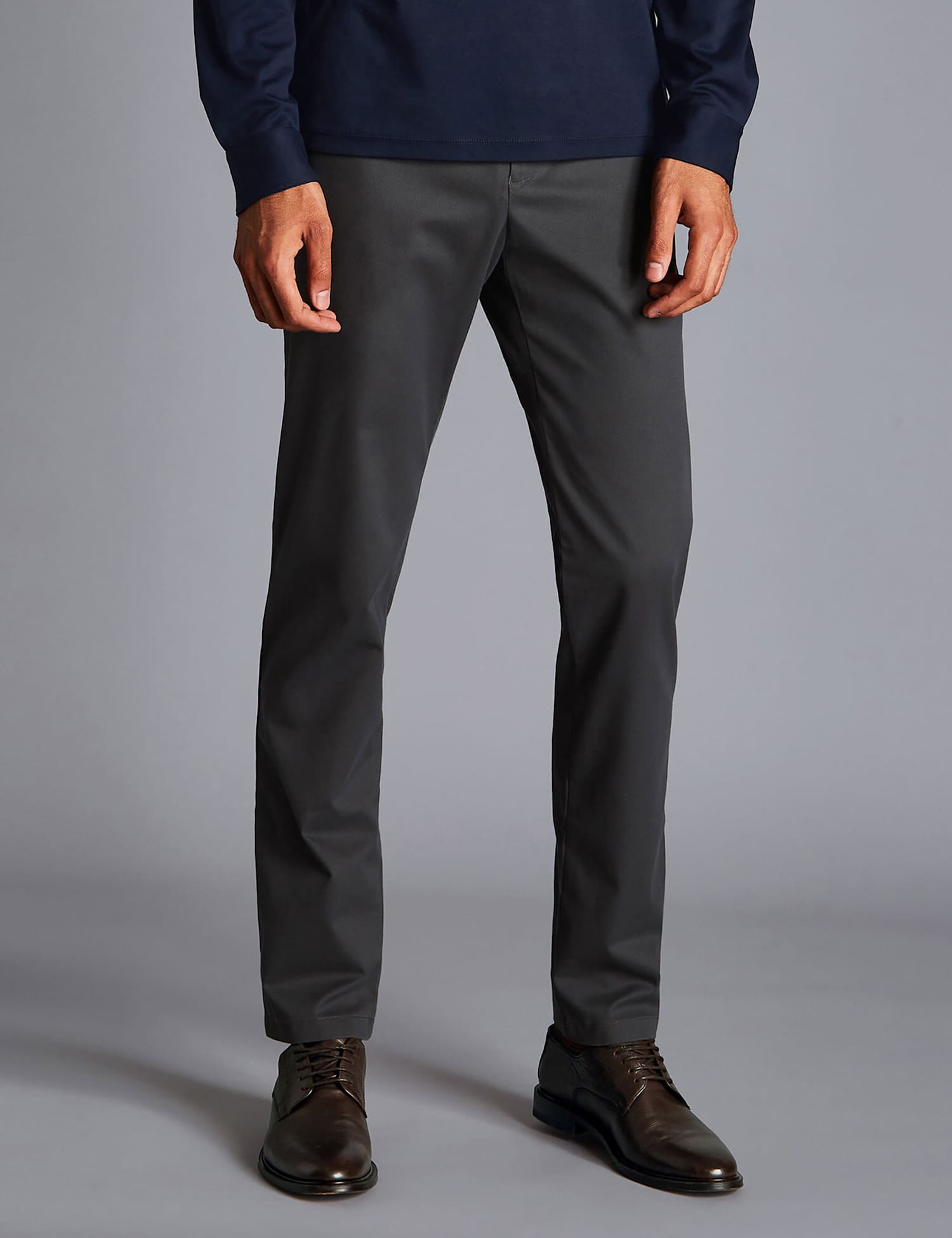Charles Tyrwhitt Slim Fit Chinos Grey