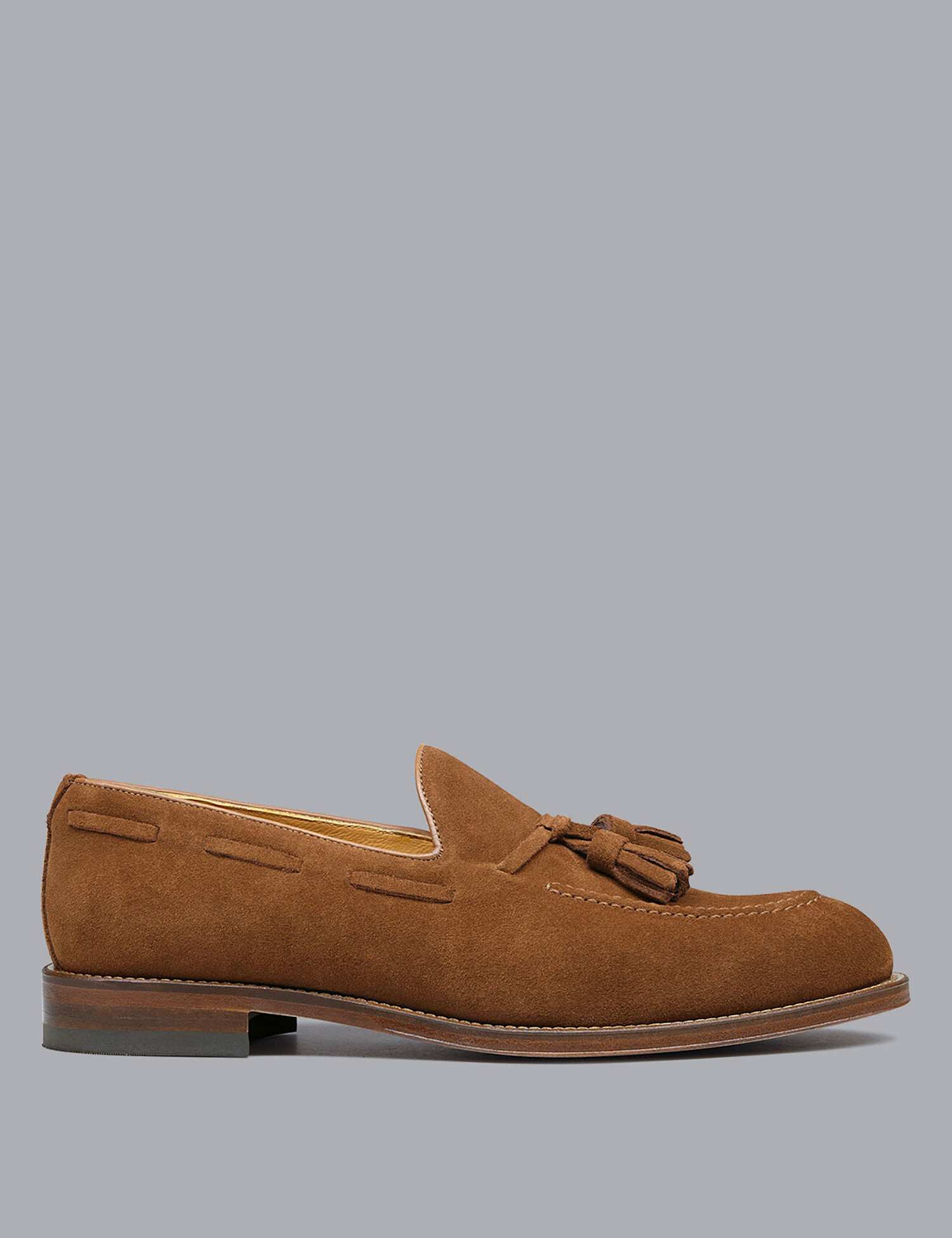 Charles Tyrwhitt Suede Slip On Loafers Brown