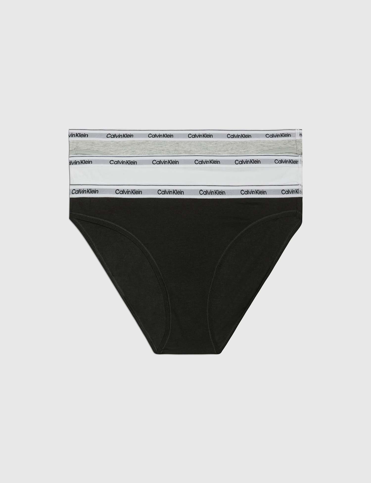 Calvin Klein 3 Pack Bikini Briefs - Icon Logo Multi