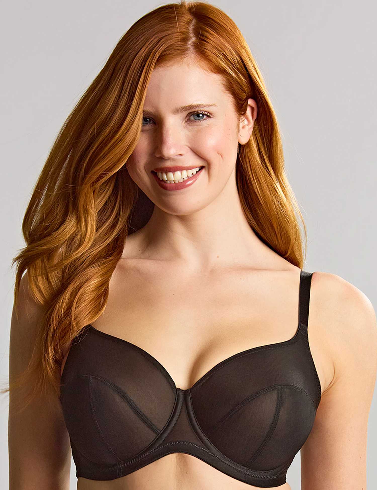 Panache Tango Essence Wired Balcony Bra (DD-K) Black