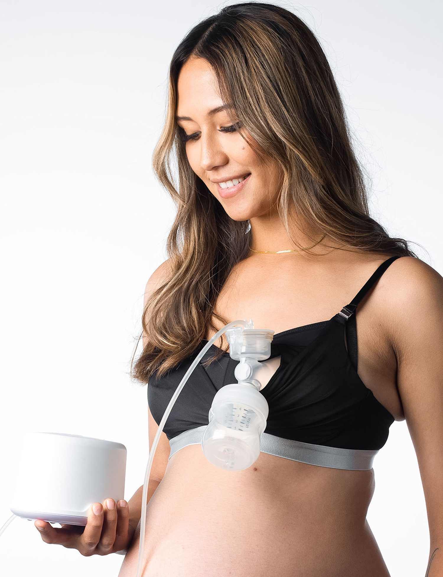 Hotmilk Freedom Non Wired Pump and Nursing Bra C-G Black