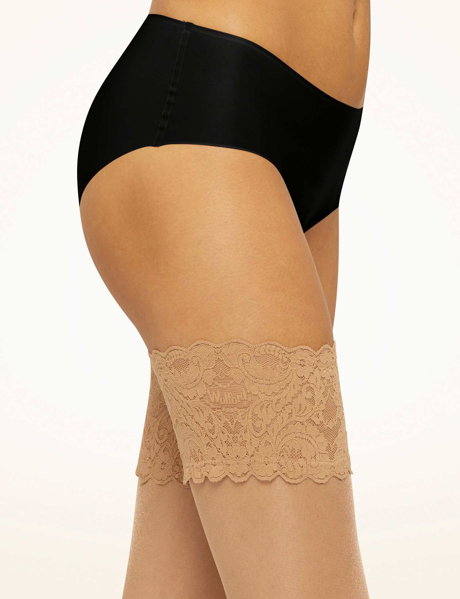 Wolford Satin Touch 20 Stay-Up Light Beige