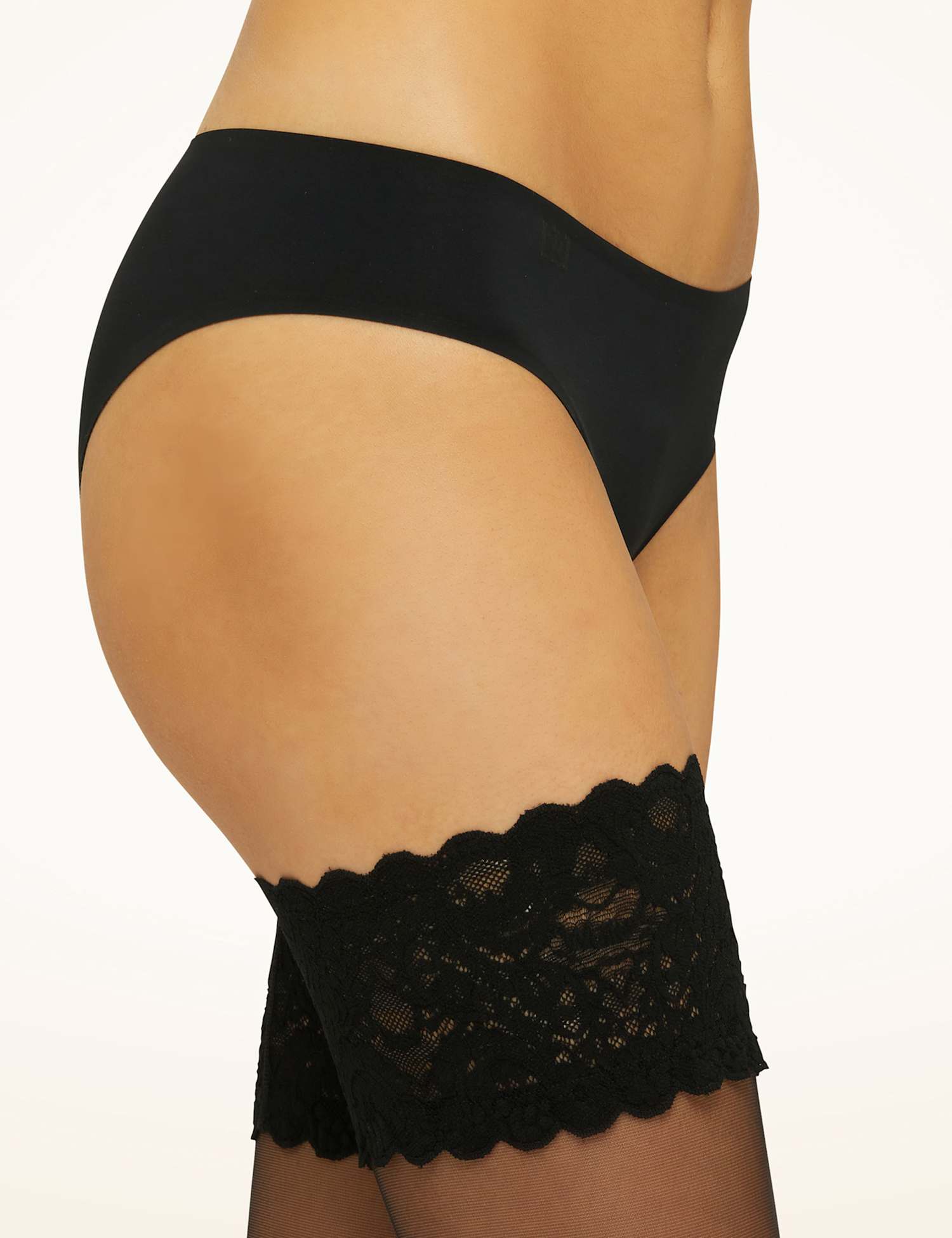 Wolford Satin Touch 20 Stay-Up Black