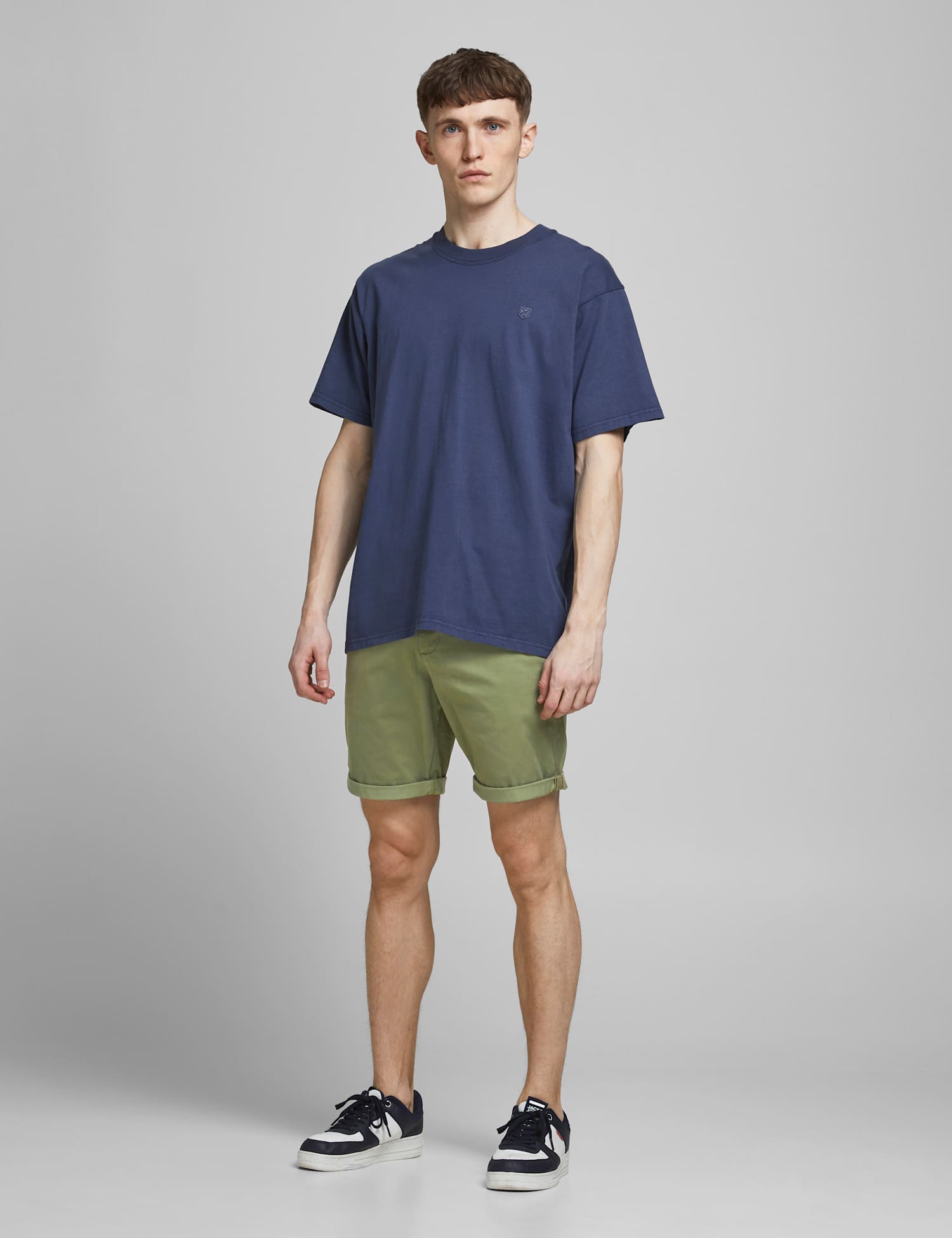 JACK & JONES Regular Fit Chino Shorts Fern Green