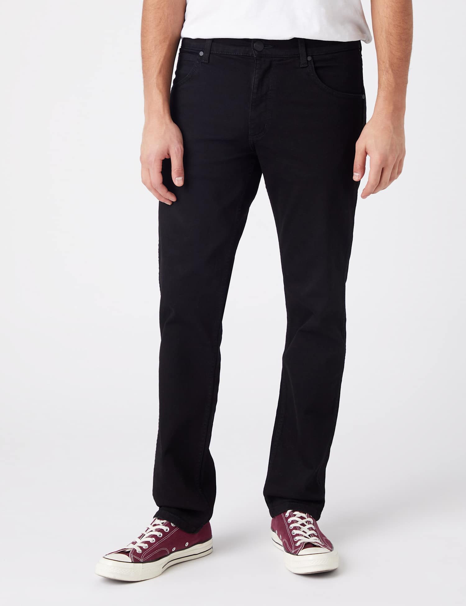 Wrangler Straight Fit Greenborough Jeans Black