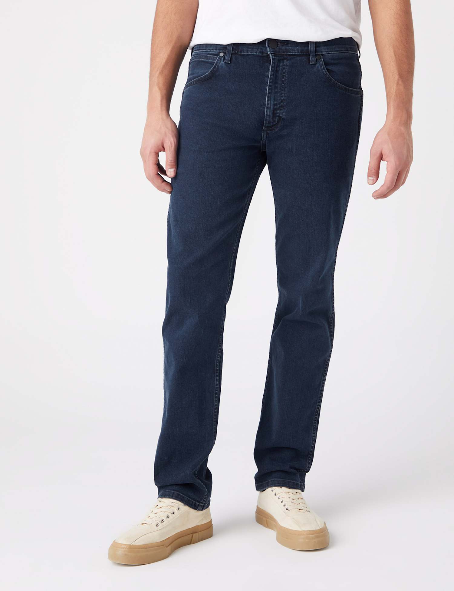 Wrangler Straight Fit Greenborough Jeans Blue Denim