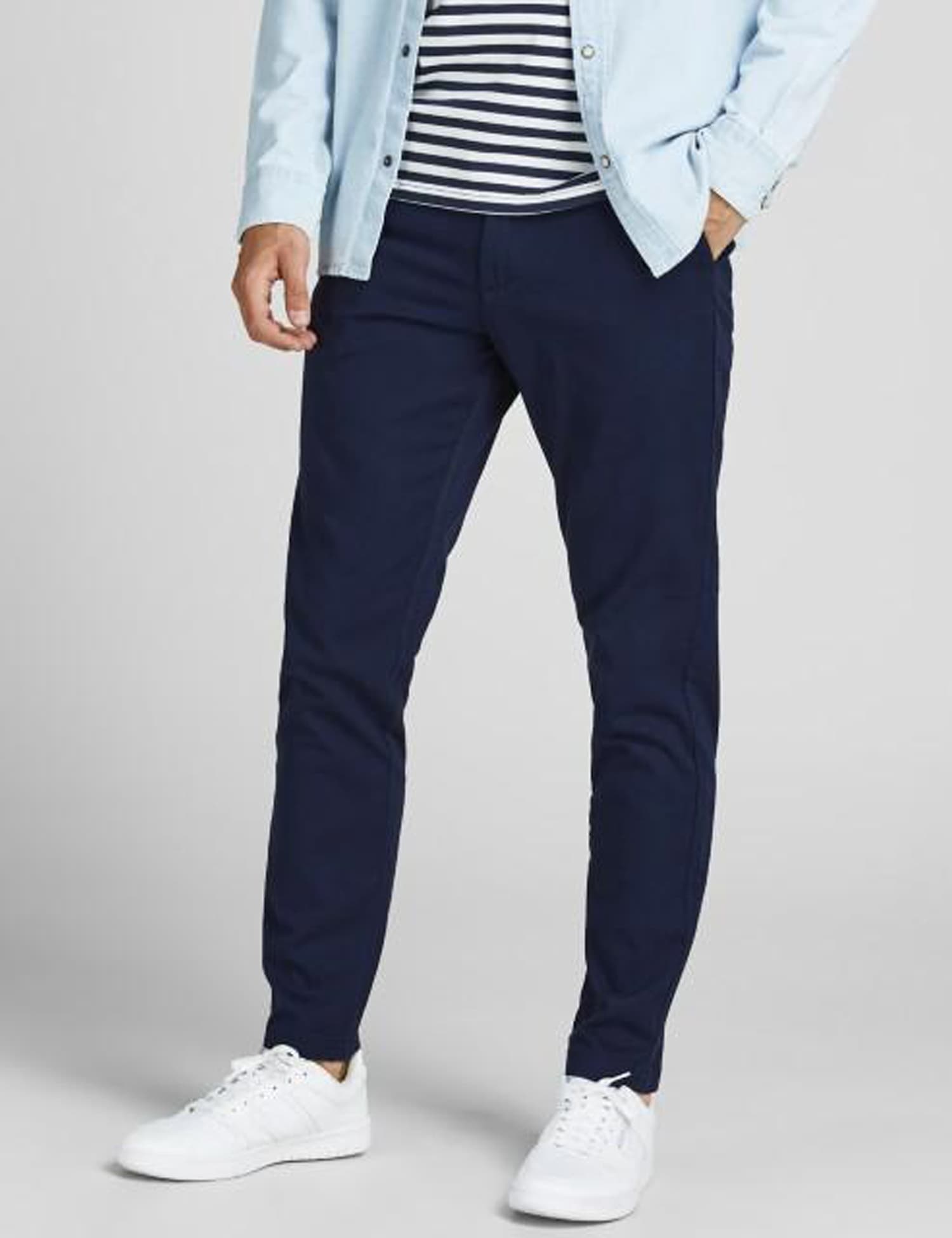 JACK & JONES Slim Fit Chinos Navy