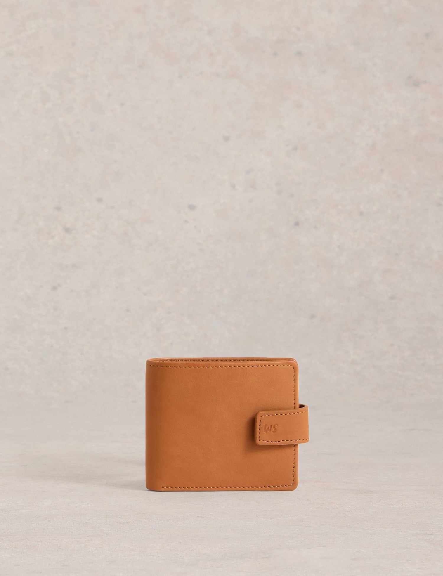 White Stuff Leather Bi-Fold Wallet Brown Mix