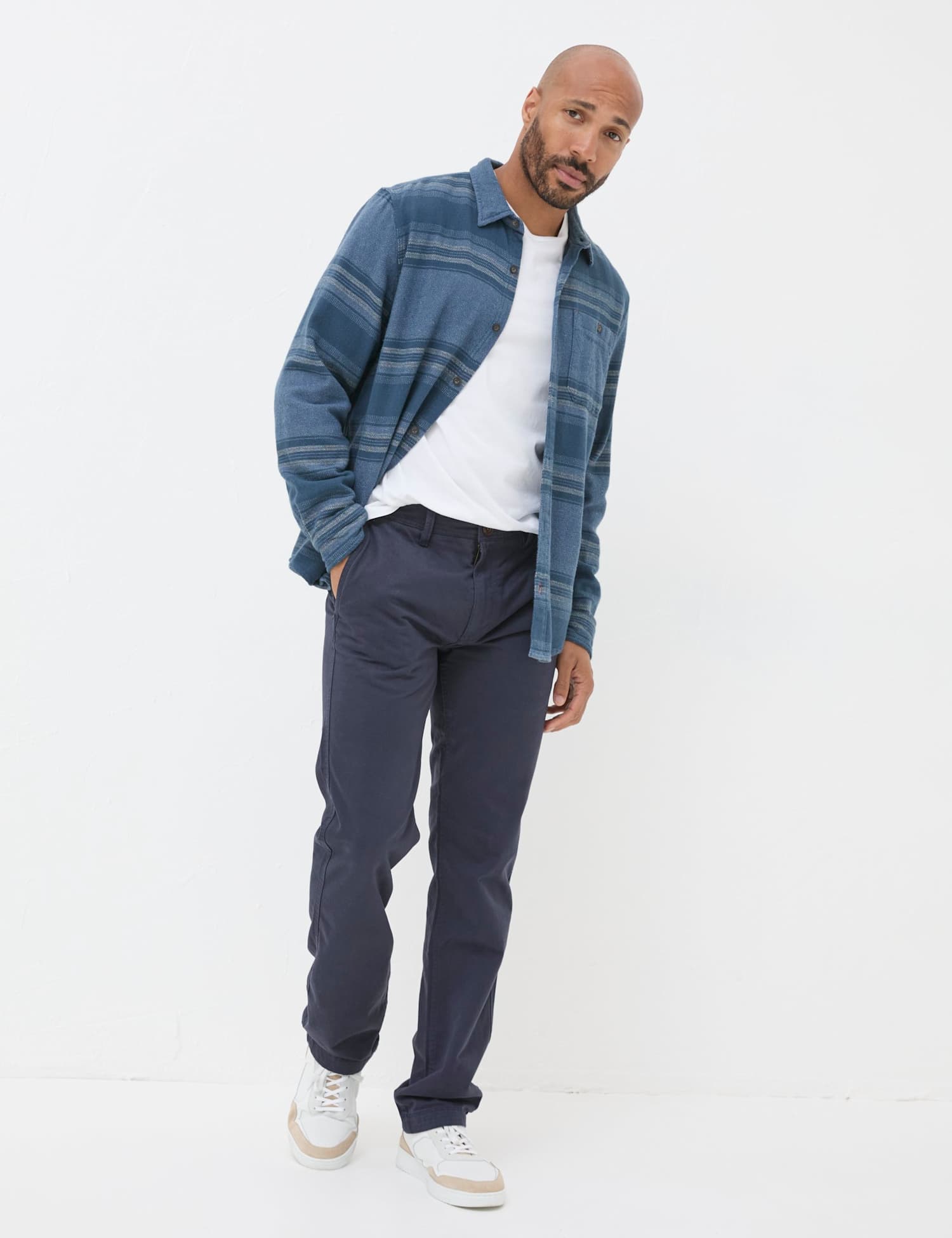 FatFace Pure Cotton Chinos Navy