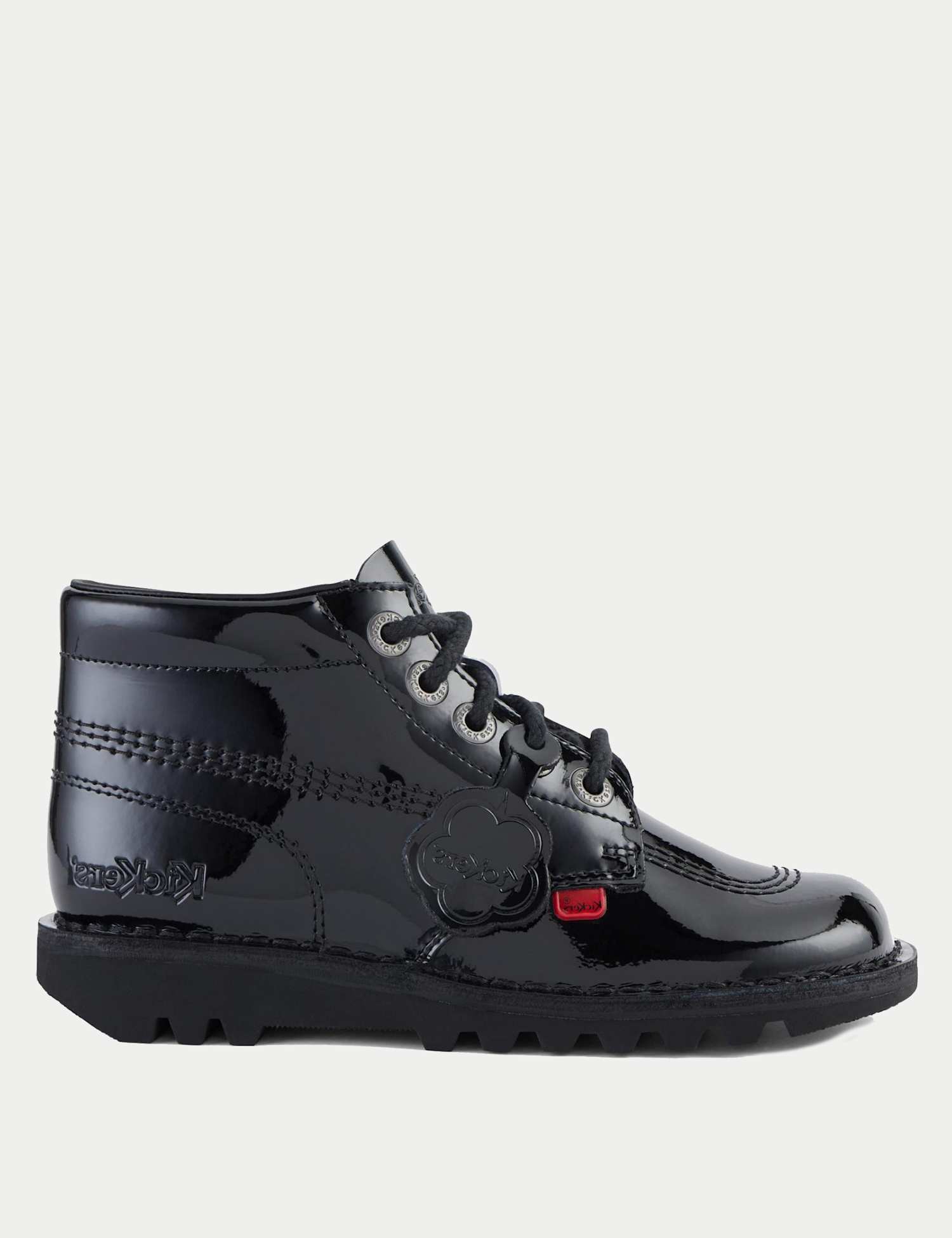Kickers Kids' Patent School Shoes Black Patent