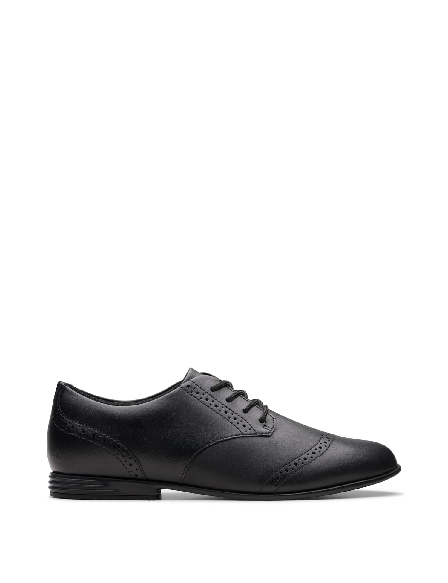Clarks Kids' Leather Brogues (3 Large - 7 Large) Black