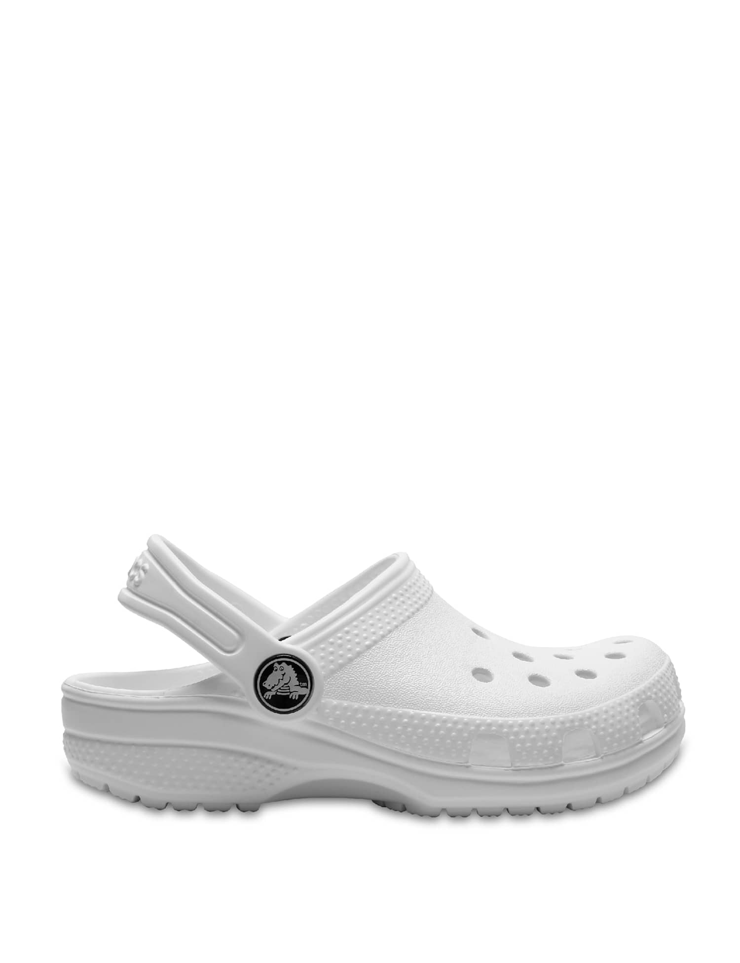 Crocs Kids' Classic Clogs (11 Small - 6 Large) White