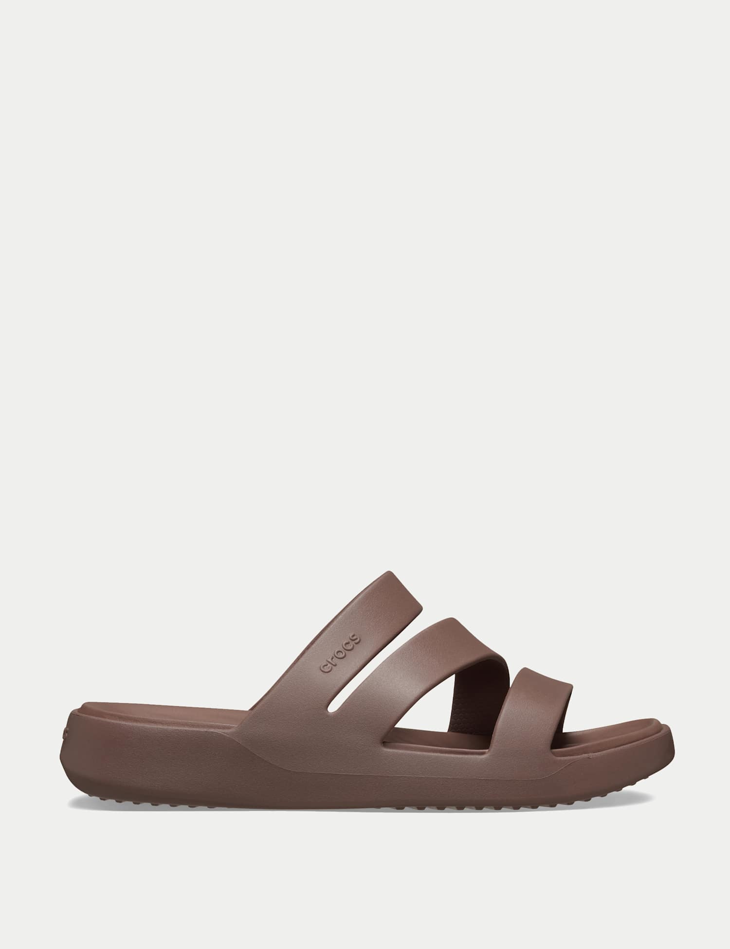 Crocs Getaway Strappy Flat Sandals Brown