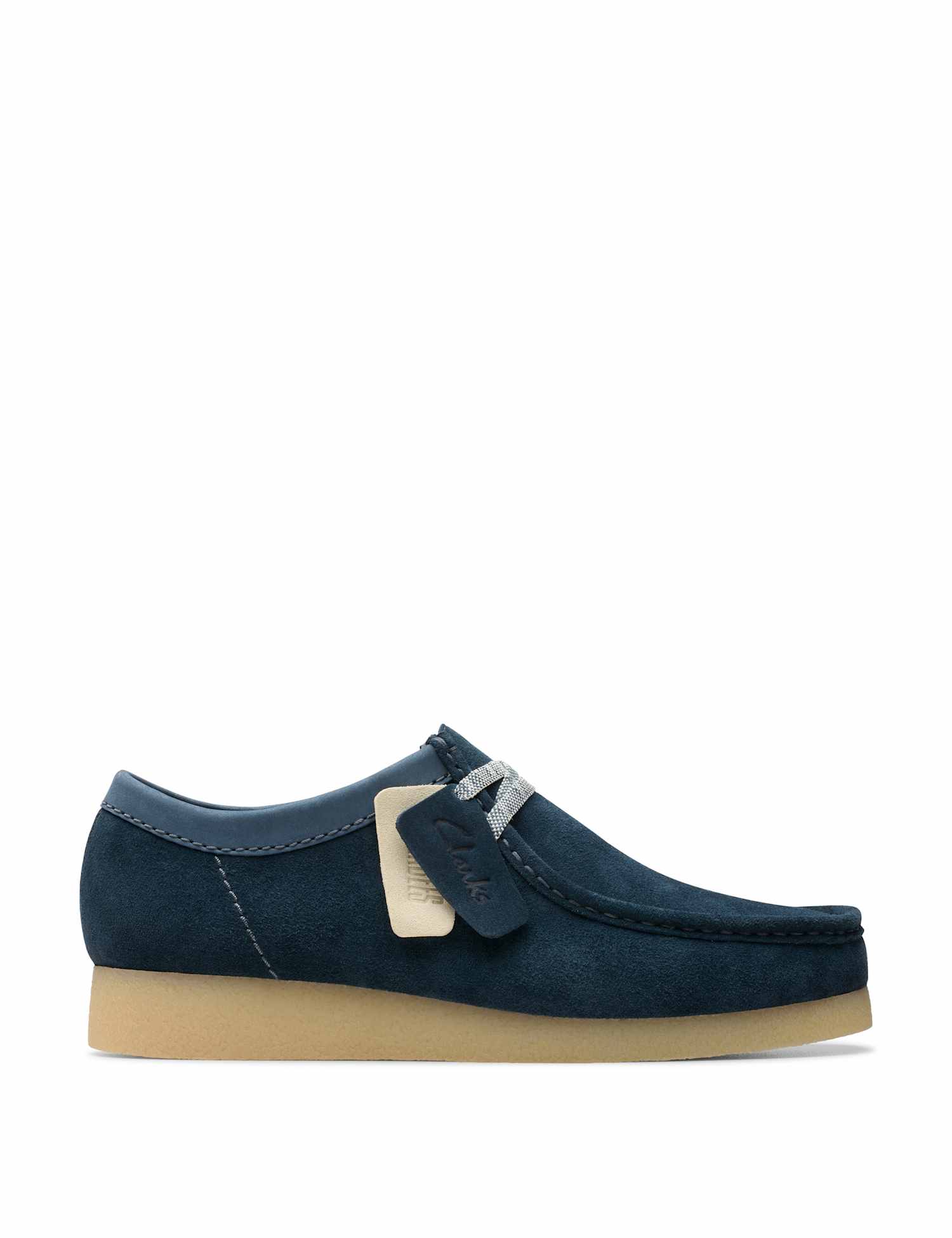 Clarks Originals Wallabee EVO Suede Shoes Blue