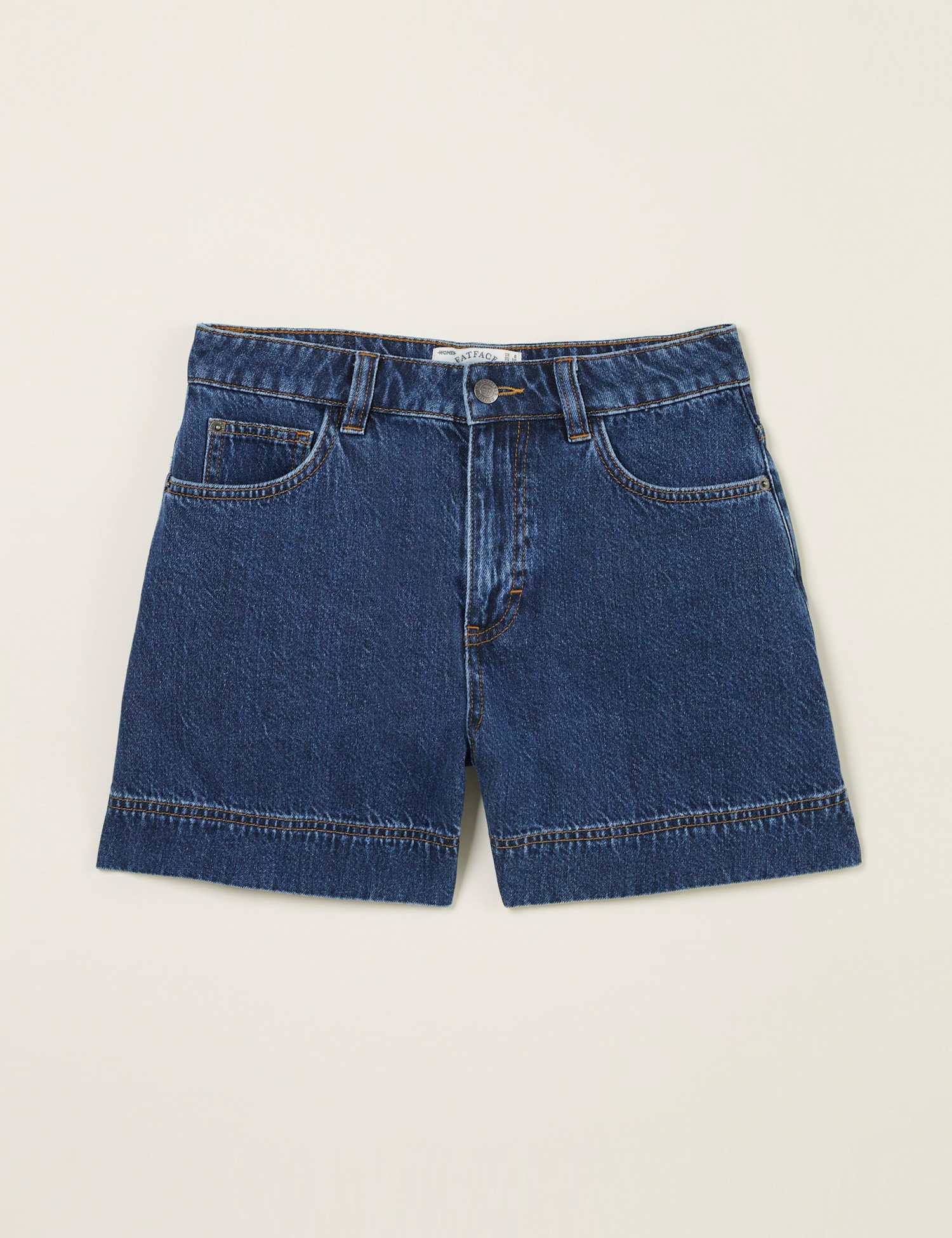 FatFace Denim Shorts Blue Denim