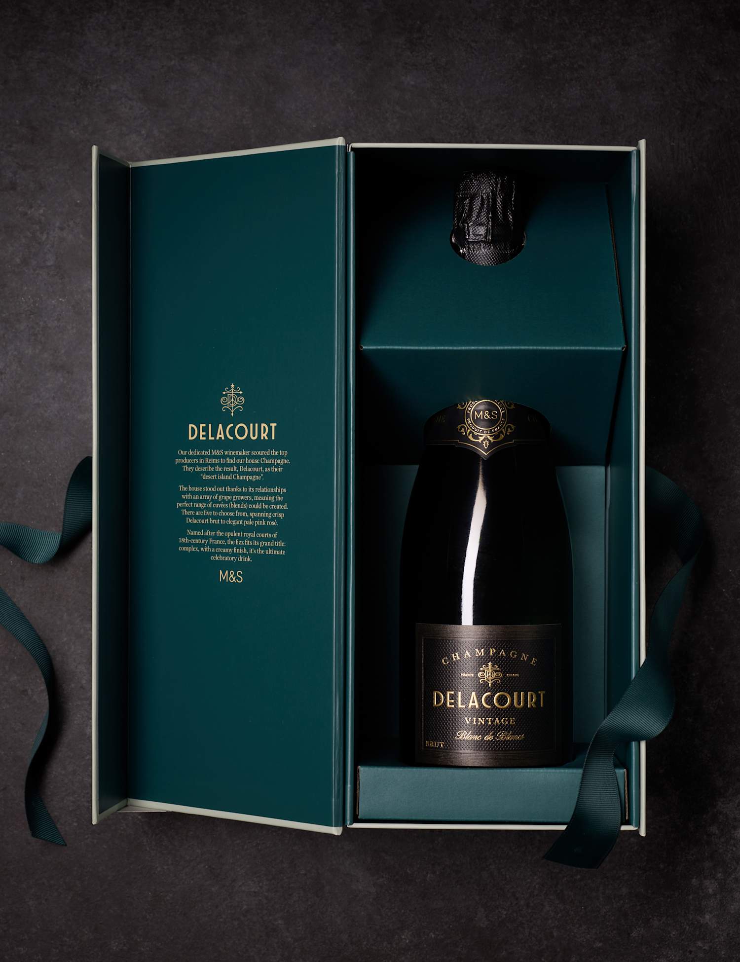 M&S Hampers Delacourt Vintage Champagne Gift