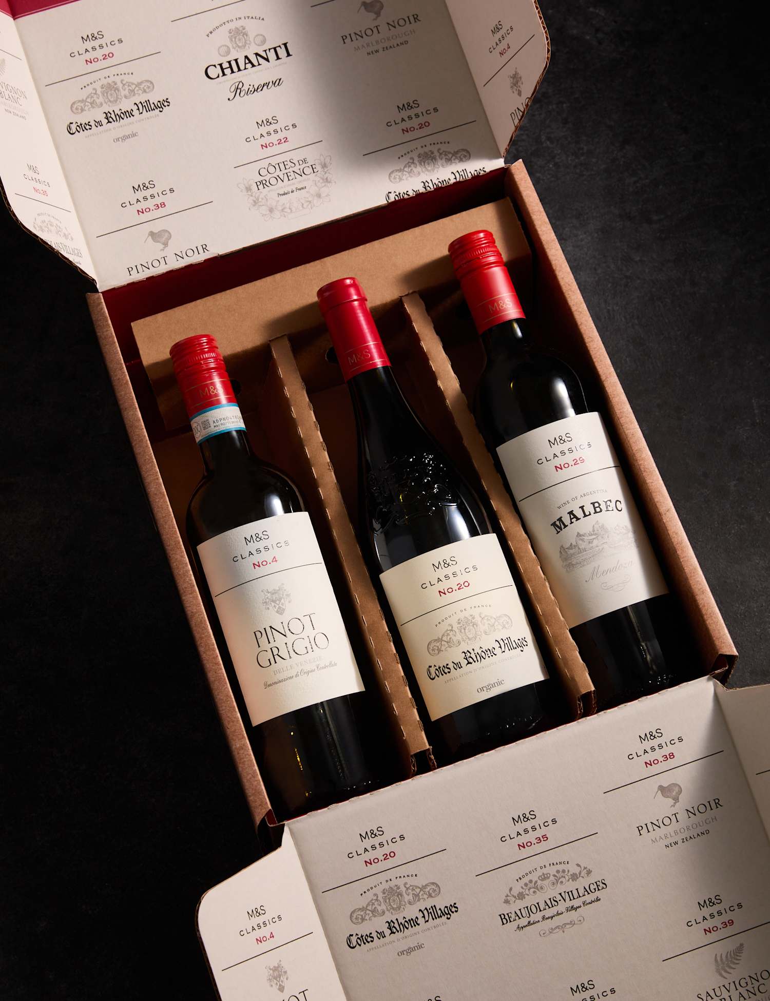 M&S Hampers Classics Best Sellers Wine Trio Gift