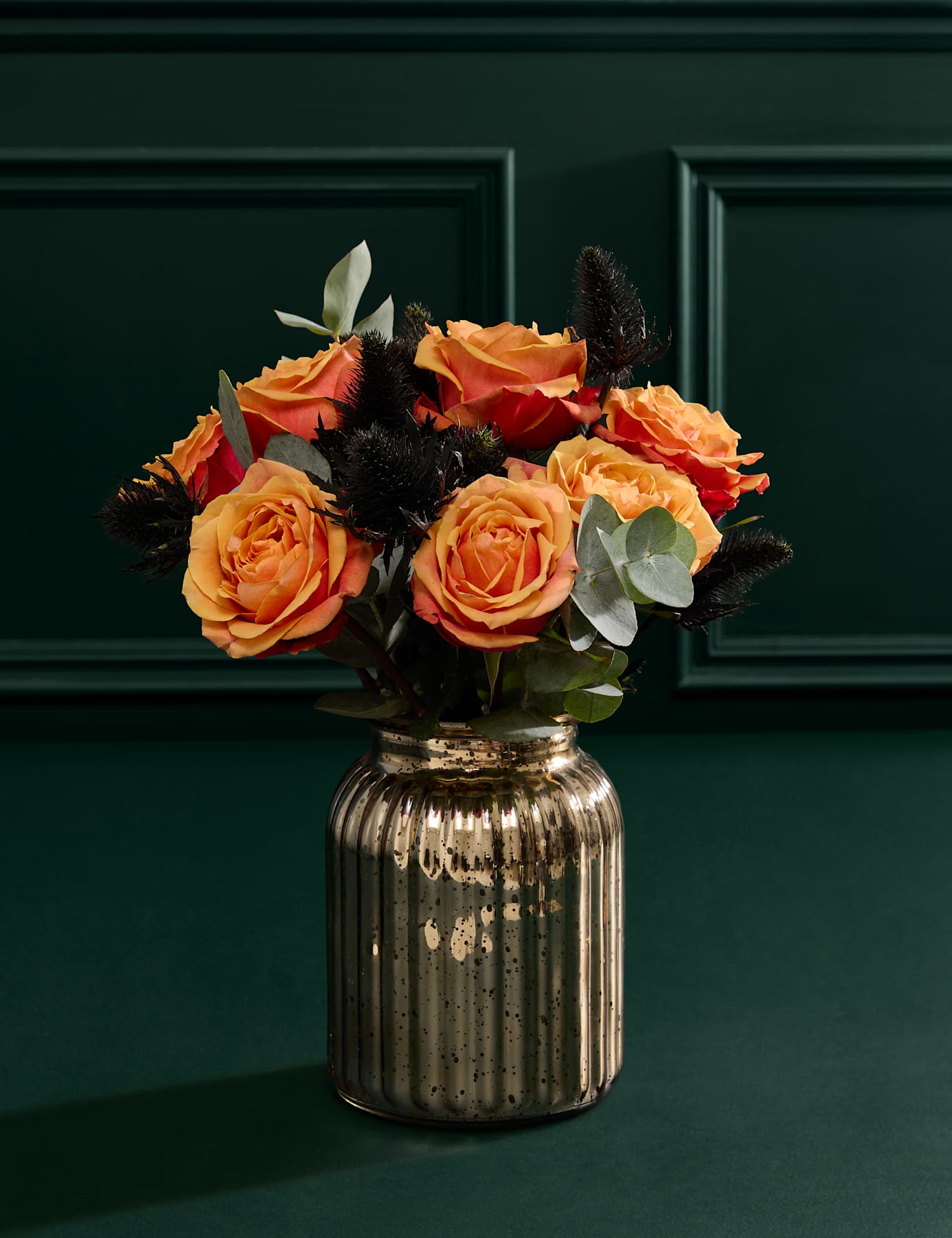 M&S Flower Market Halloween Bouquet with Vase