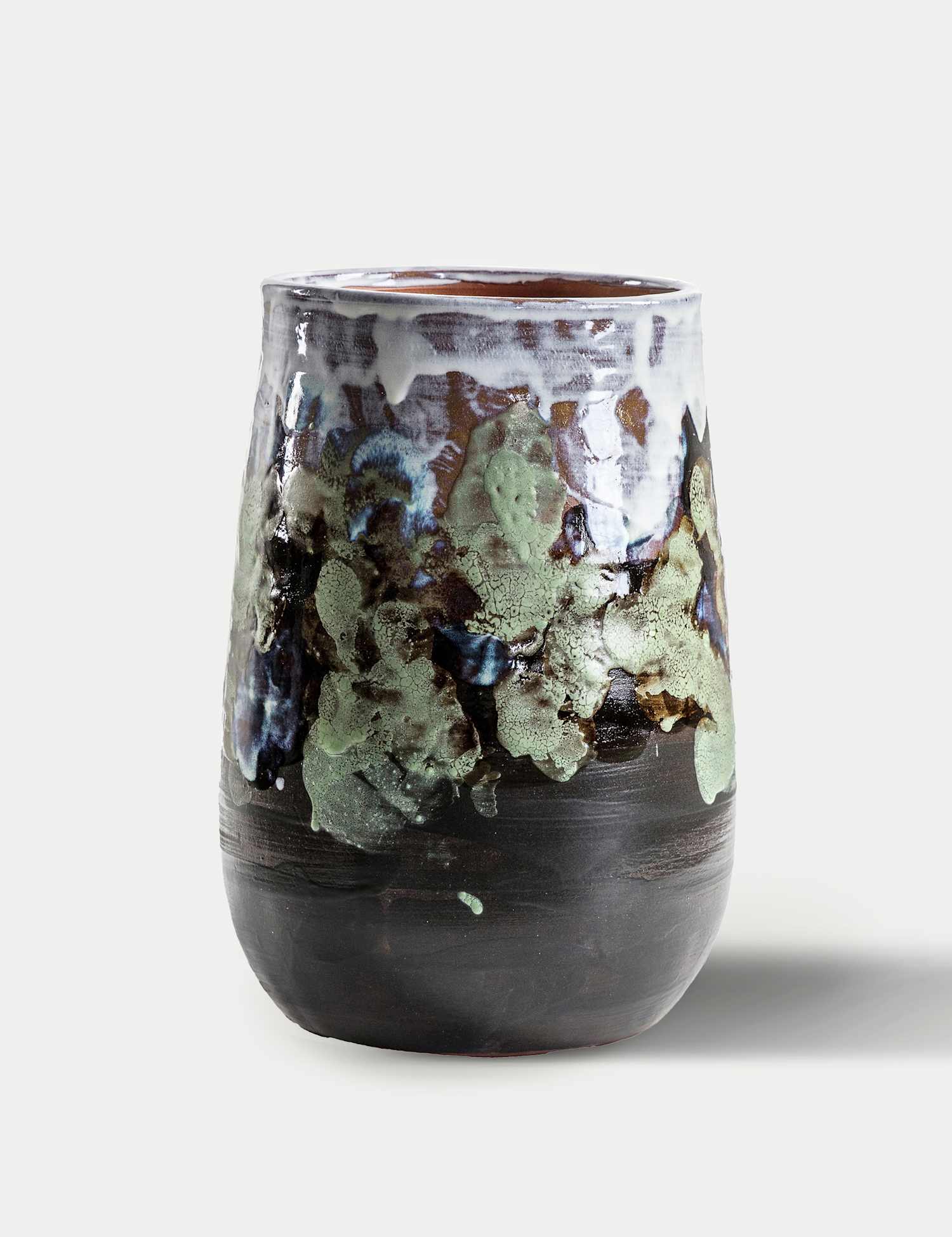 Gallery Direct Large Boscone Abstract Vase Black
