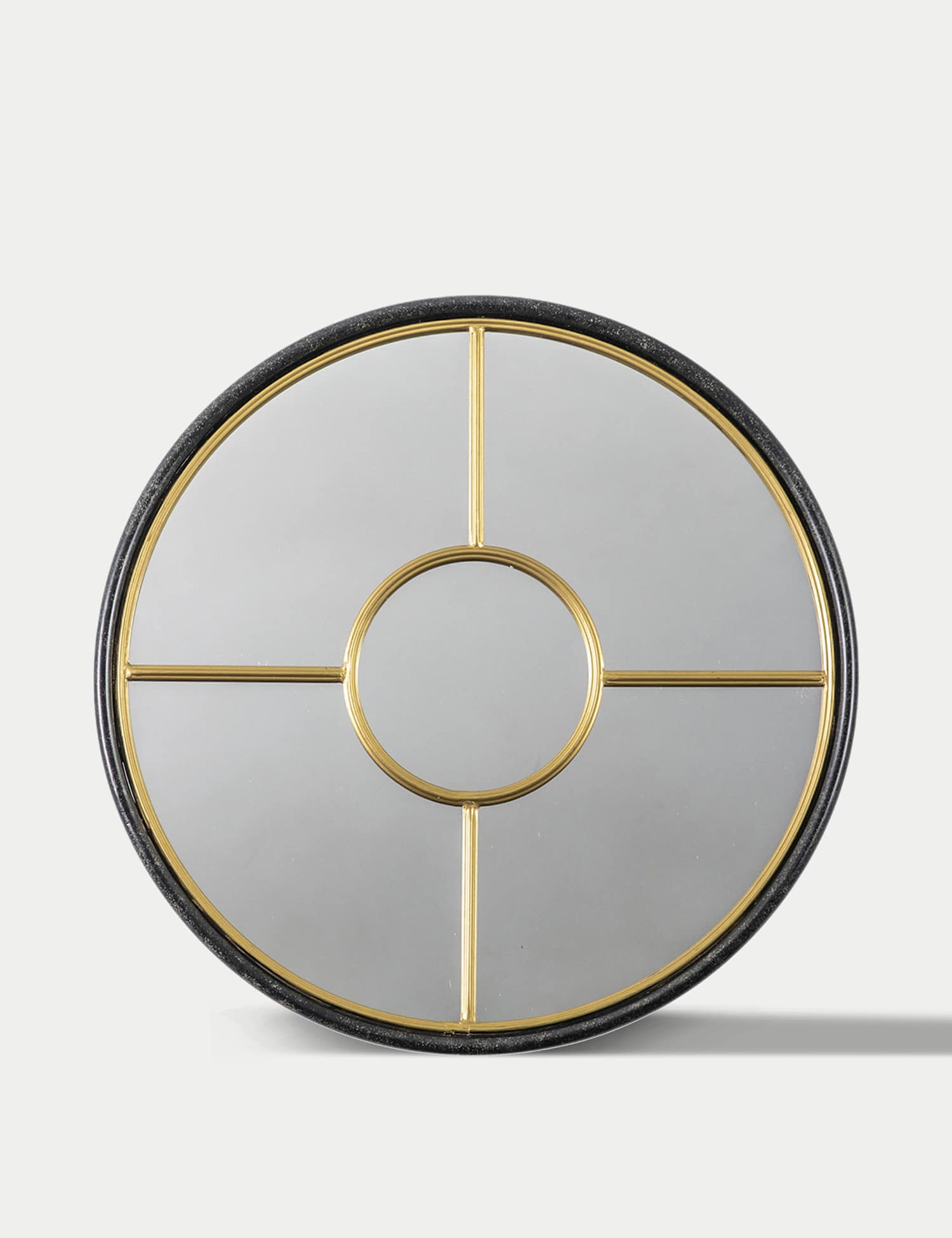Gallery Direct Rocca Round Hanging Wall Mirror Gold