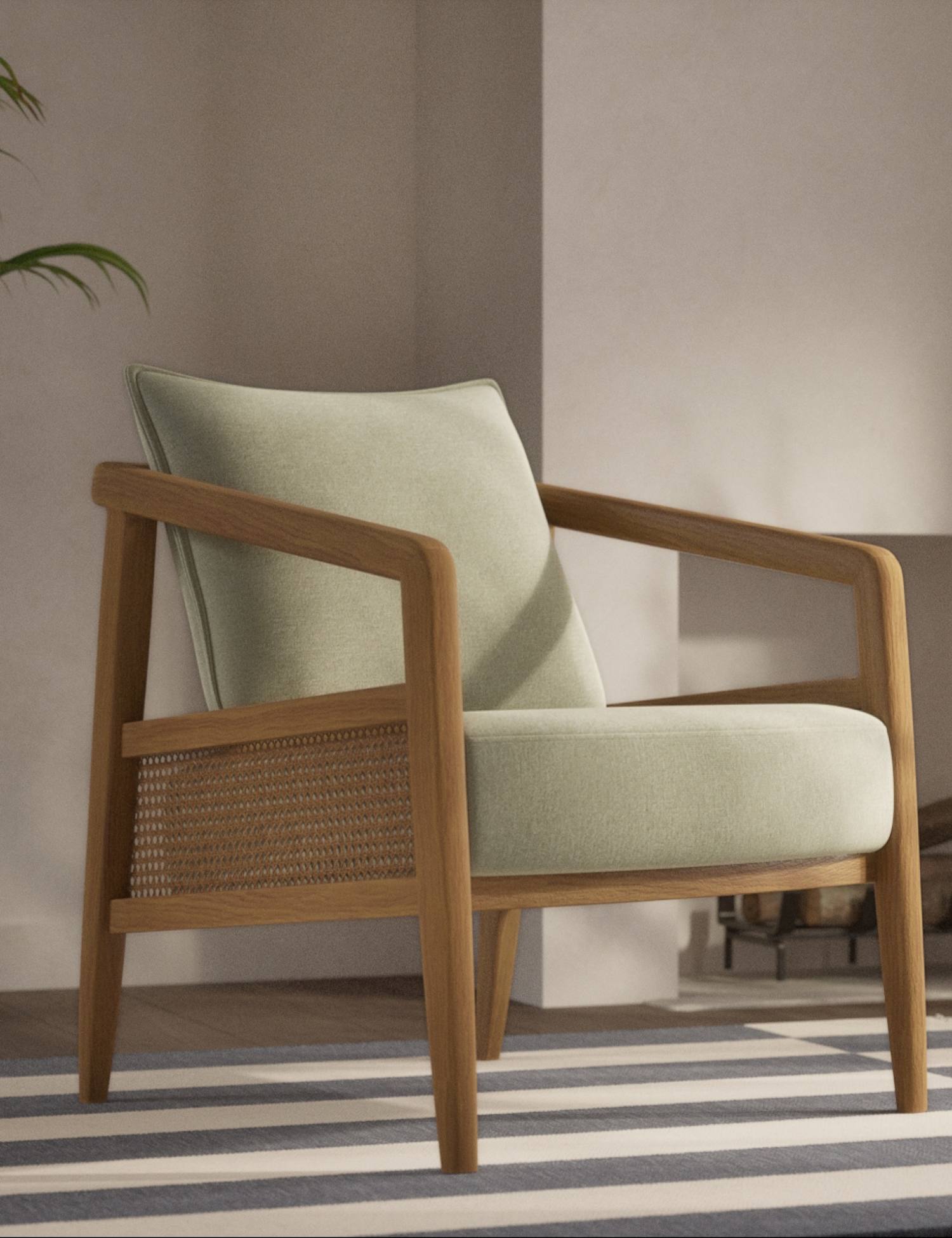M&S Ezra Accent Armchair Light Natural