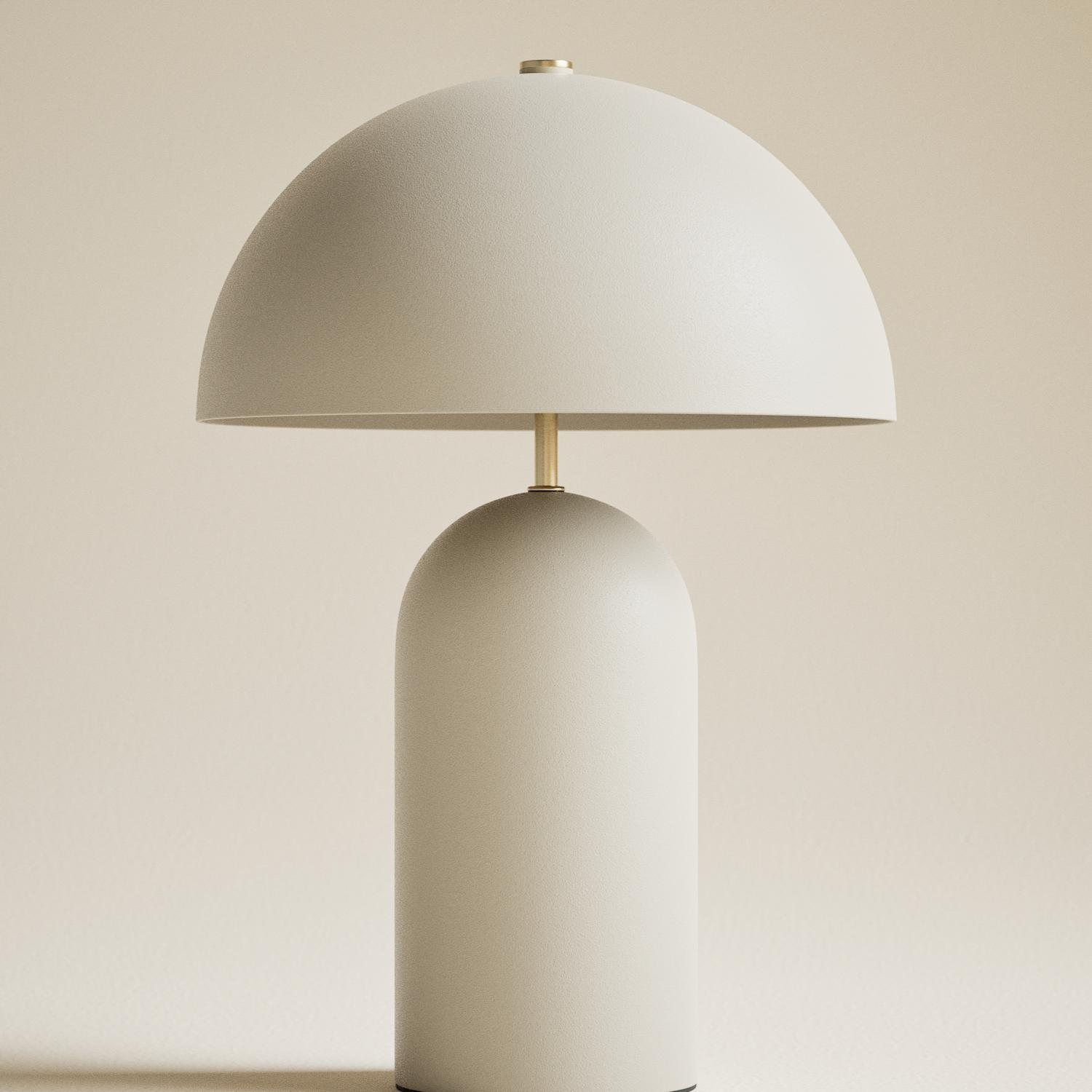 M&S Colby Large Rechargeable Table Lamp - Ivory