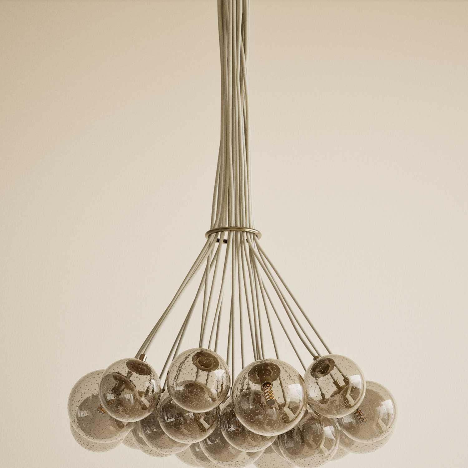 M&S Champagne Cluster Ceiling Light - Antique Brass