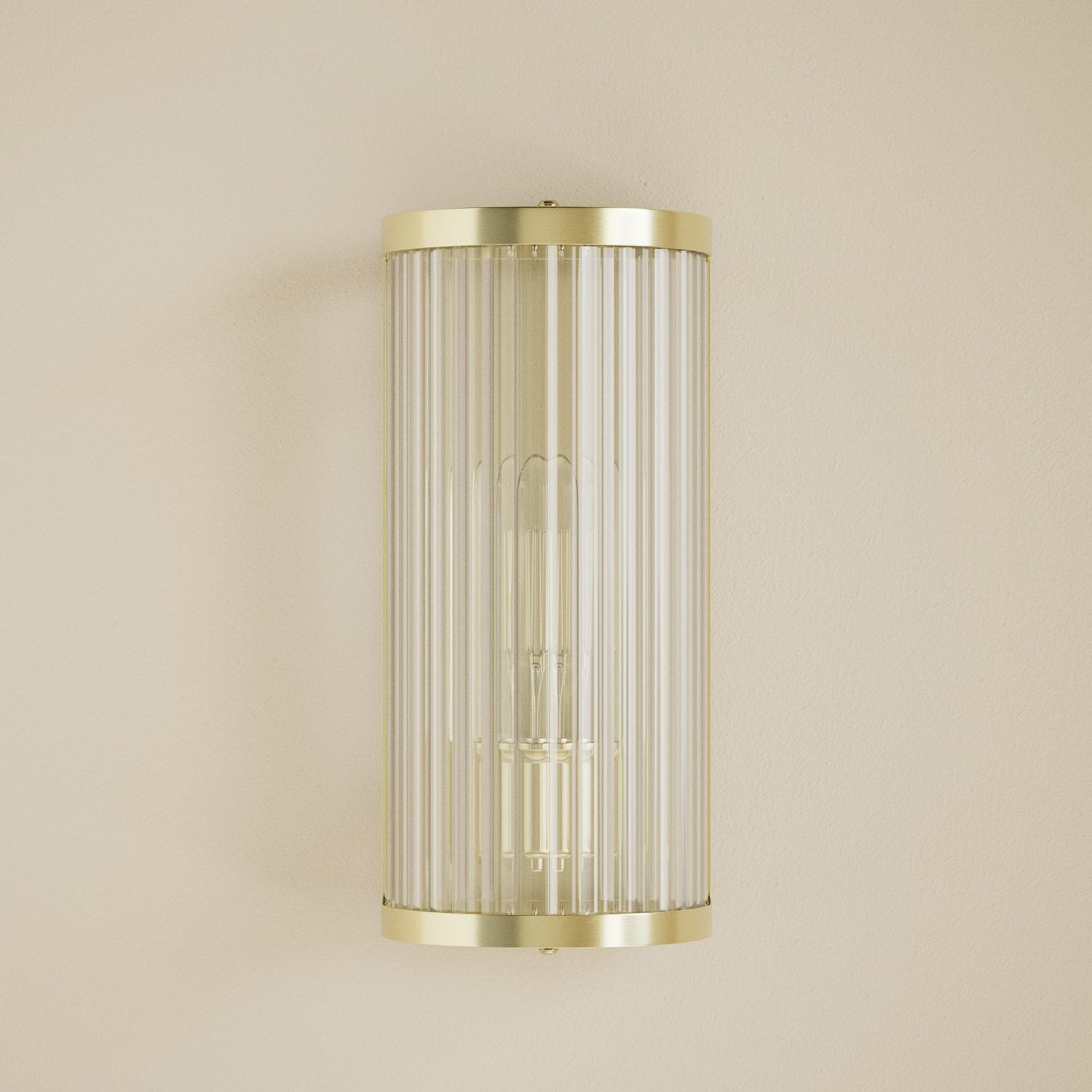 M&S Monroe Wall Light - Antique Brass