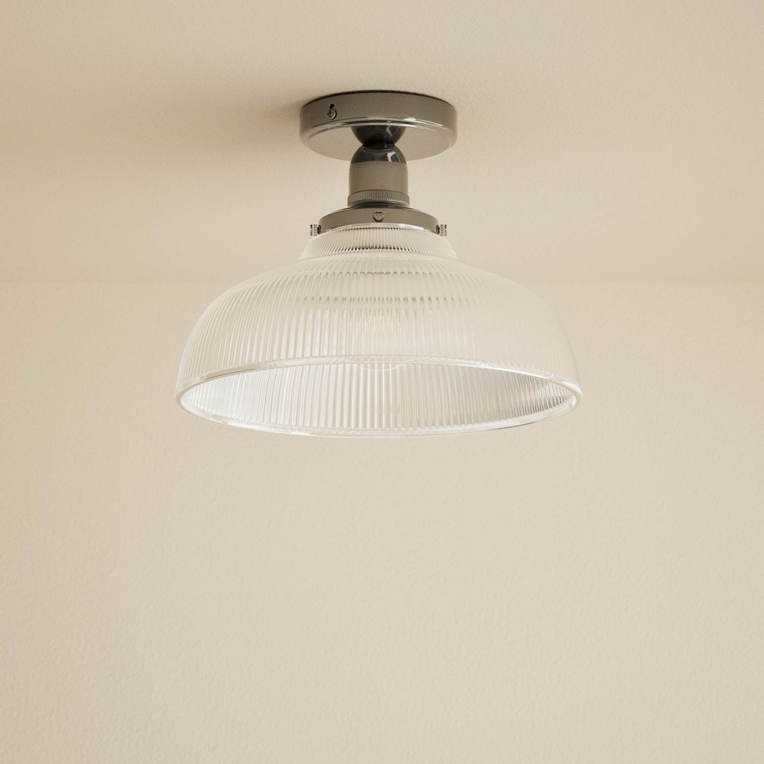 M&S Florence Flush Ceiling Light - Chrome