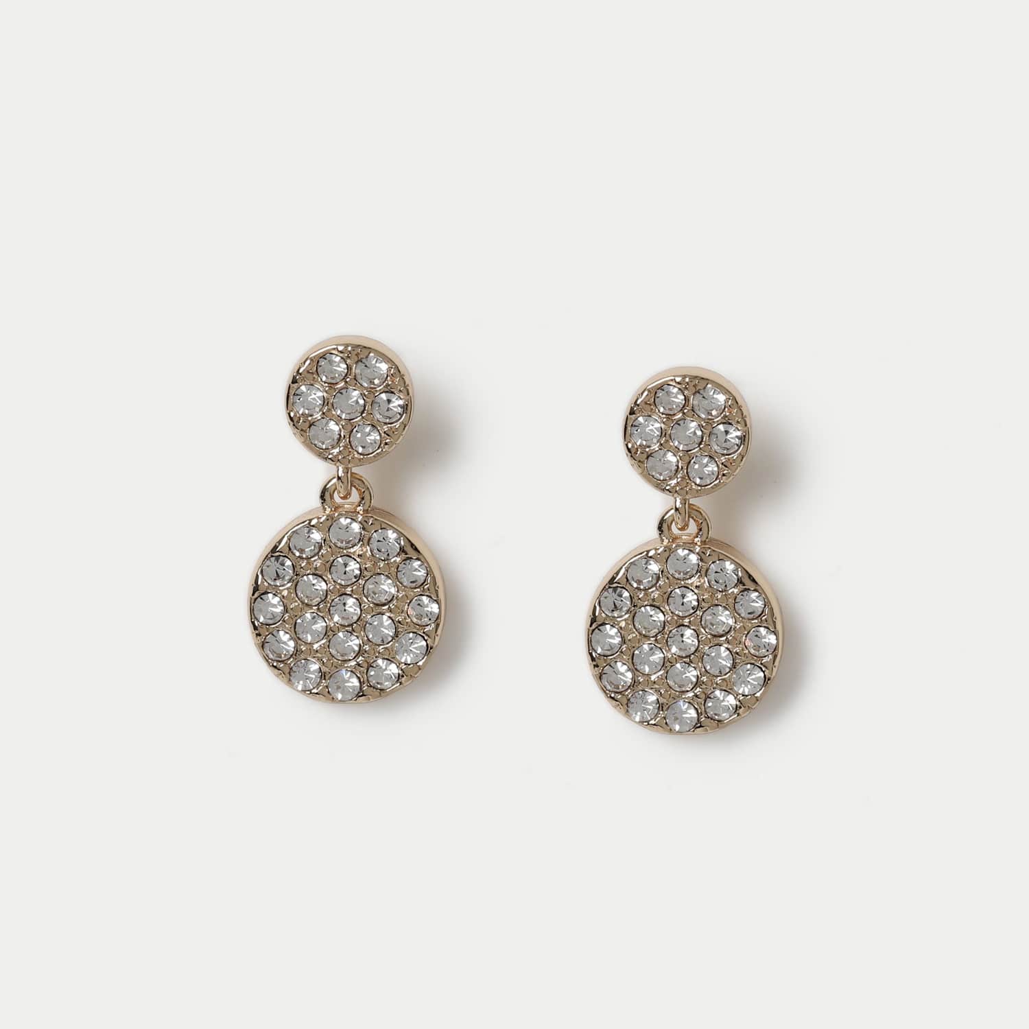 M&S Women's Gifting Disc Ditsy Earrings - Gold - Mother's Day Gift