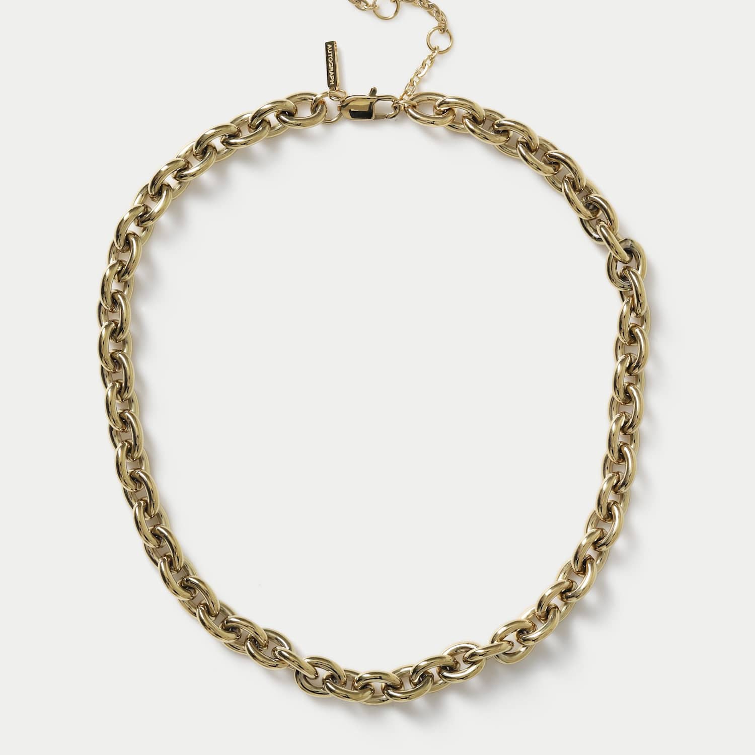 Autograph Women's Chunky Chain Necklace - Small-Medium - Gold