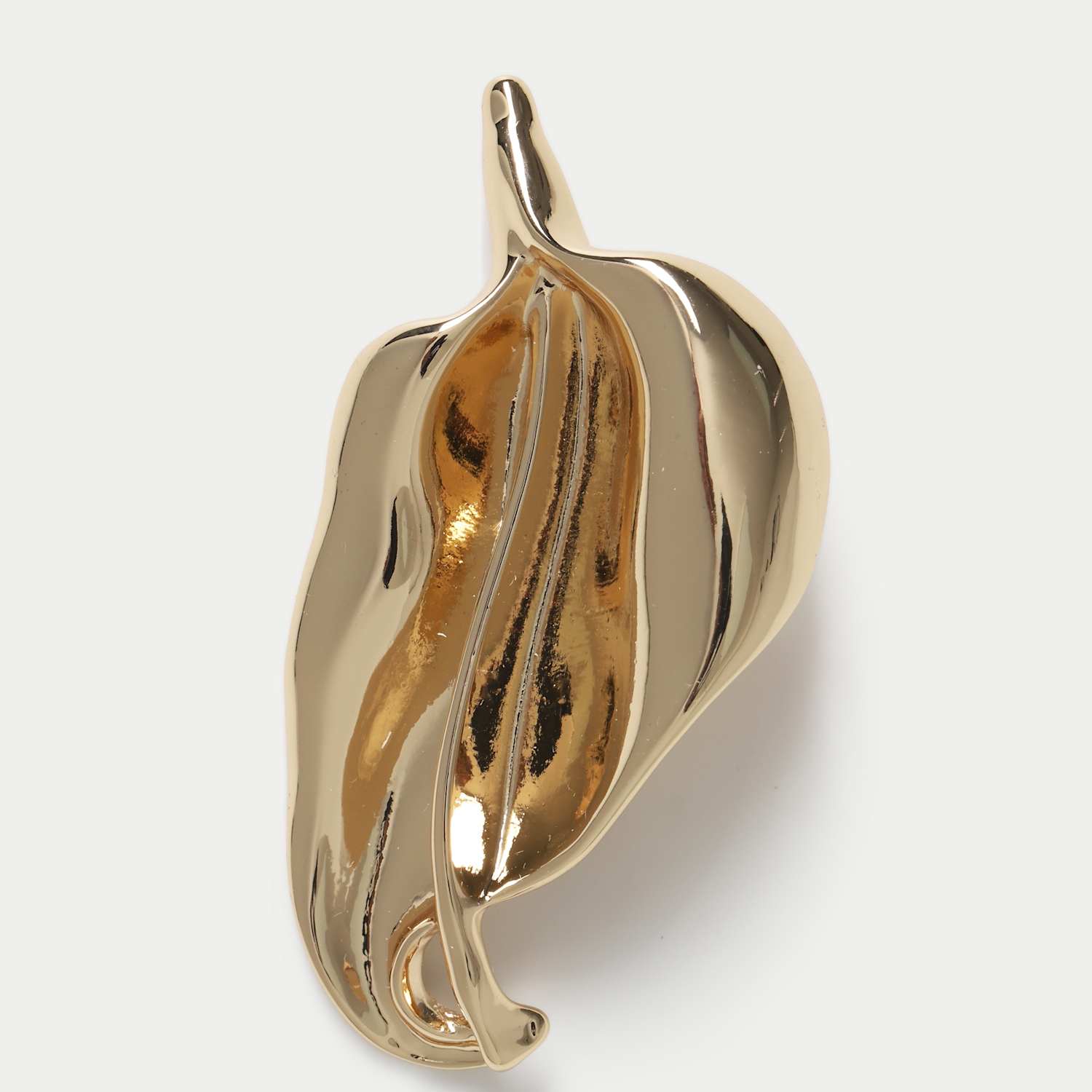 M&S Women's Gold Tone Tulip Brooch