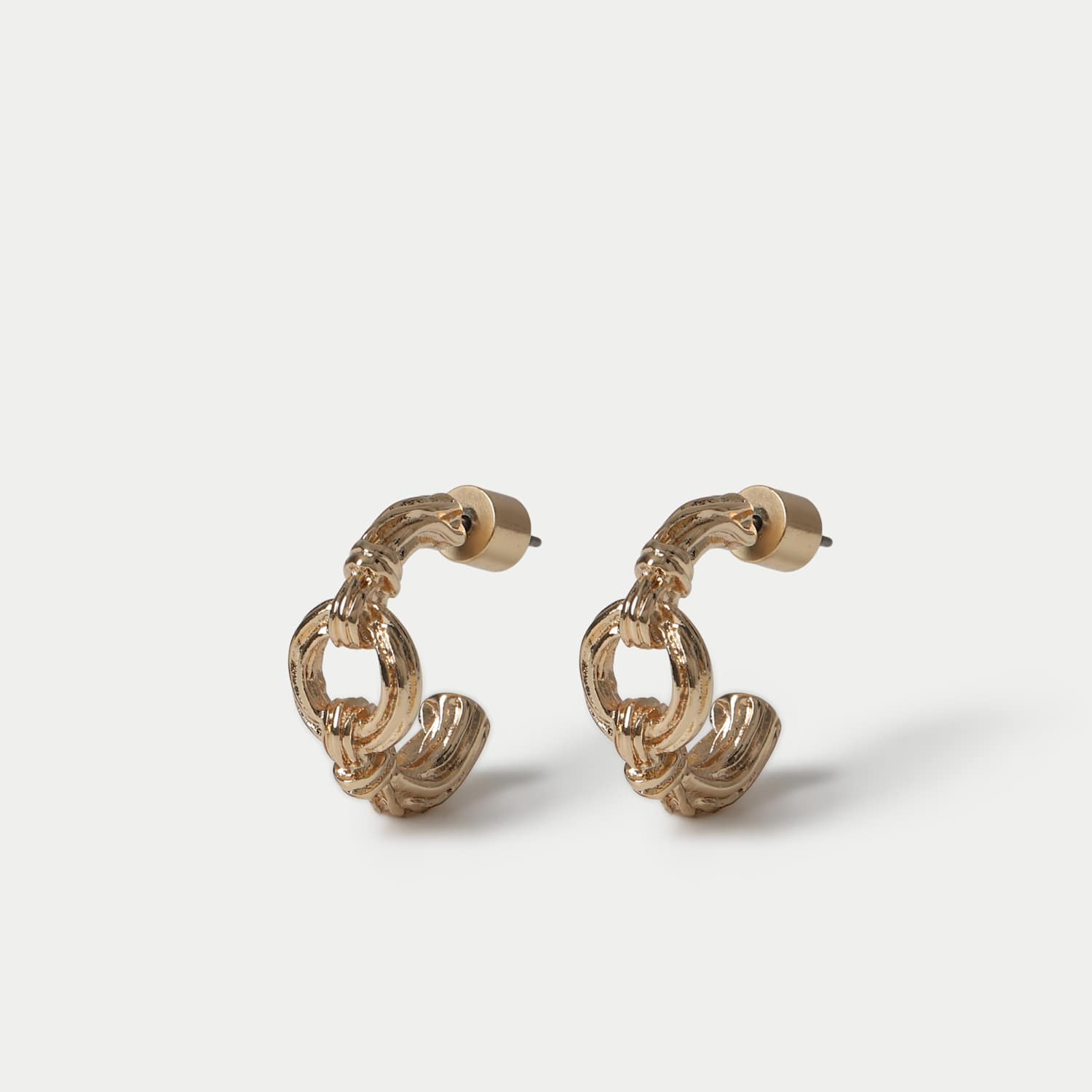 Per Una Women's Link Hoop Earring - Gold