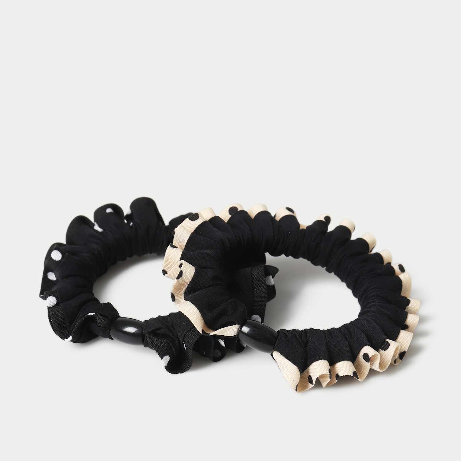 M&S Women's 2 Pack Polka Scrunchies - Multi