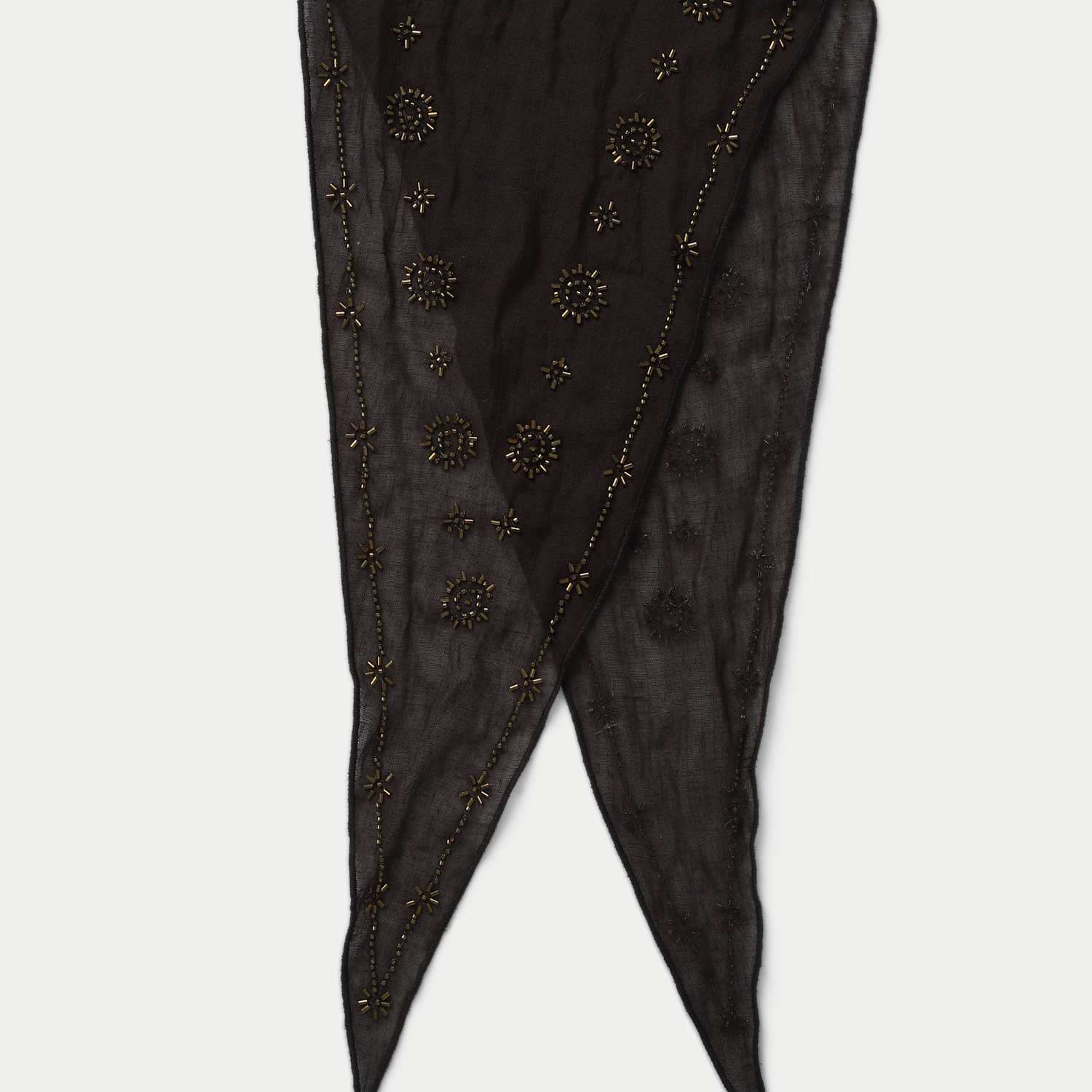 Per Una Women's Embroidered Scarf Brown