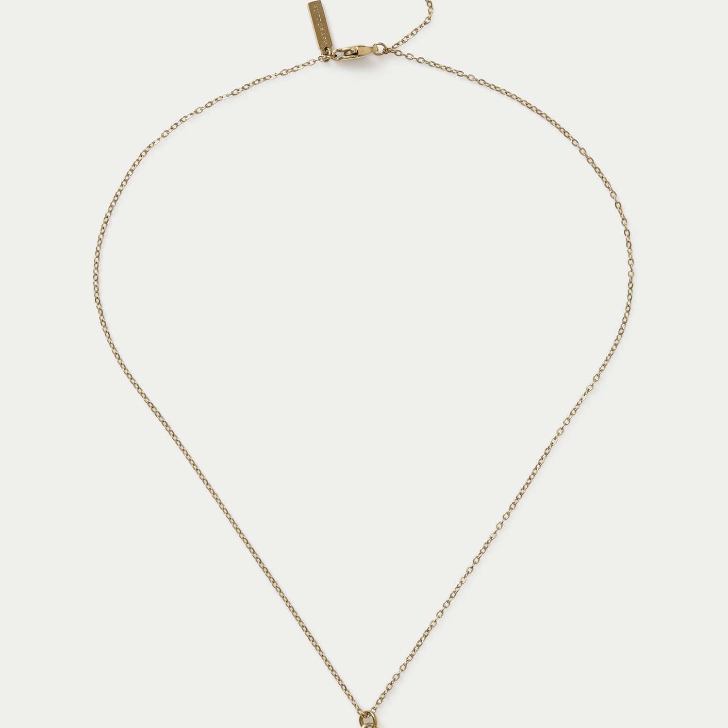 Autograph Women's Pave T-Bar Necklace - Gold