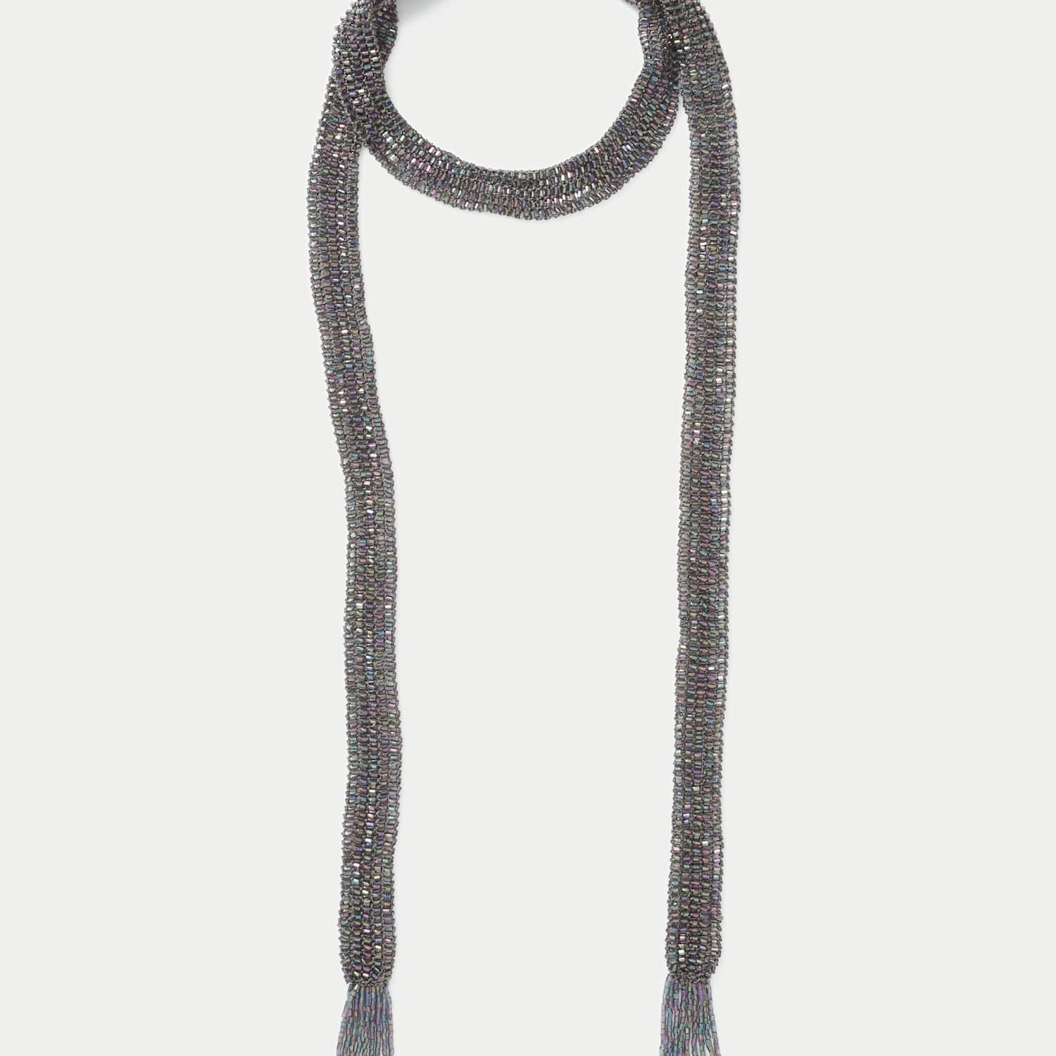 Per Una Women's Embellished Skinny Scarf - Black