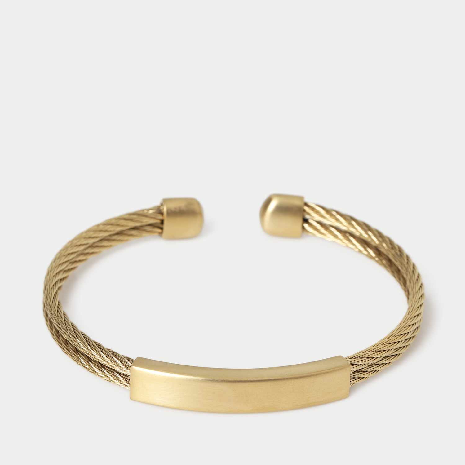 Autograph Men's Auto Stainless Mesh Cuff - Gold