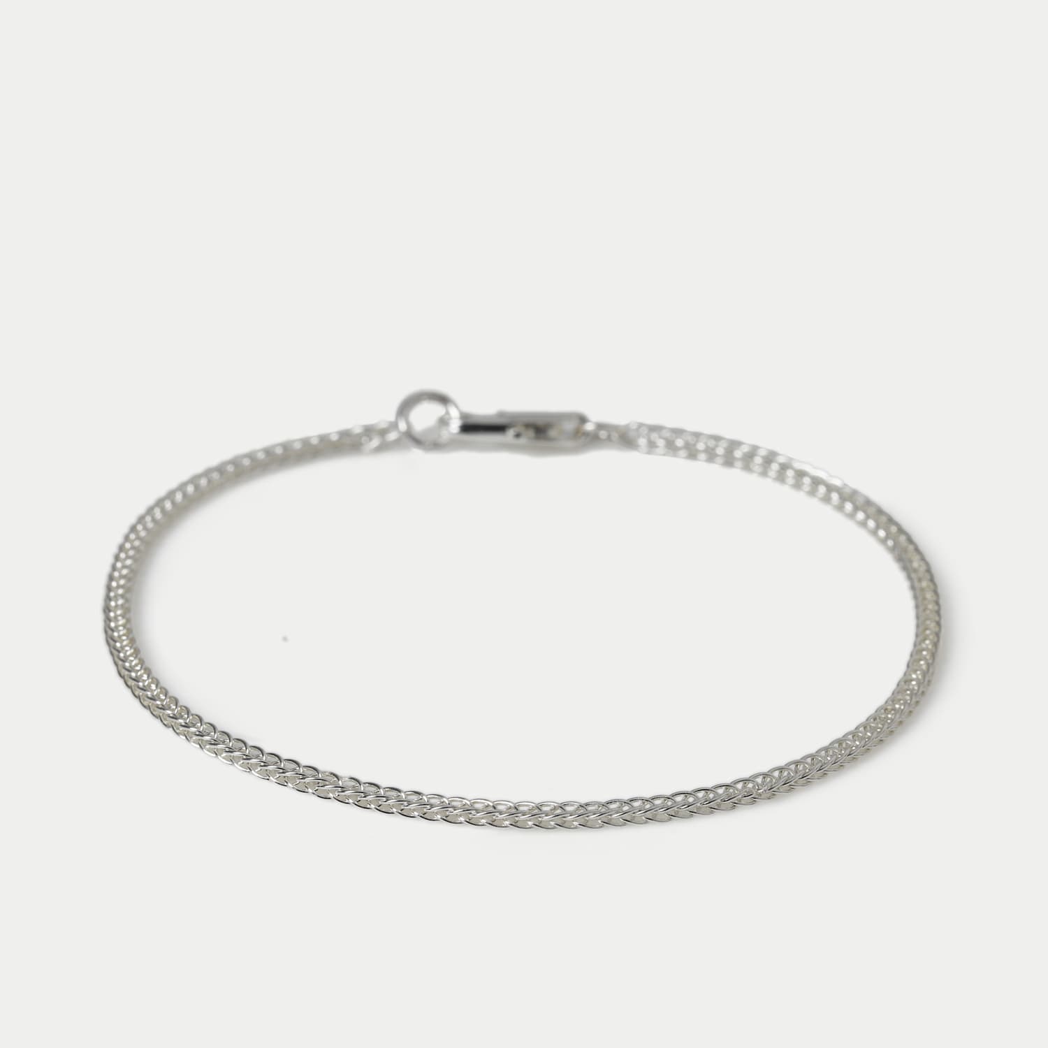 M&S Men's Thin Chain Bracelet - Silver