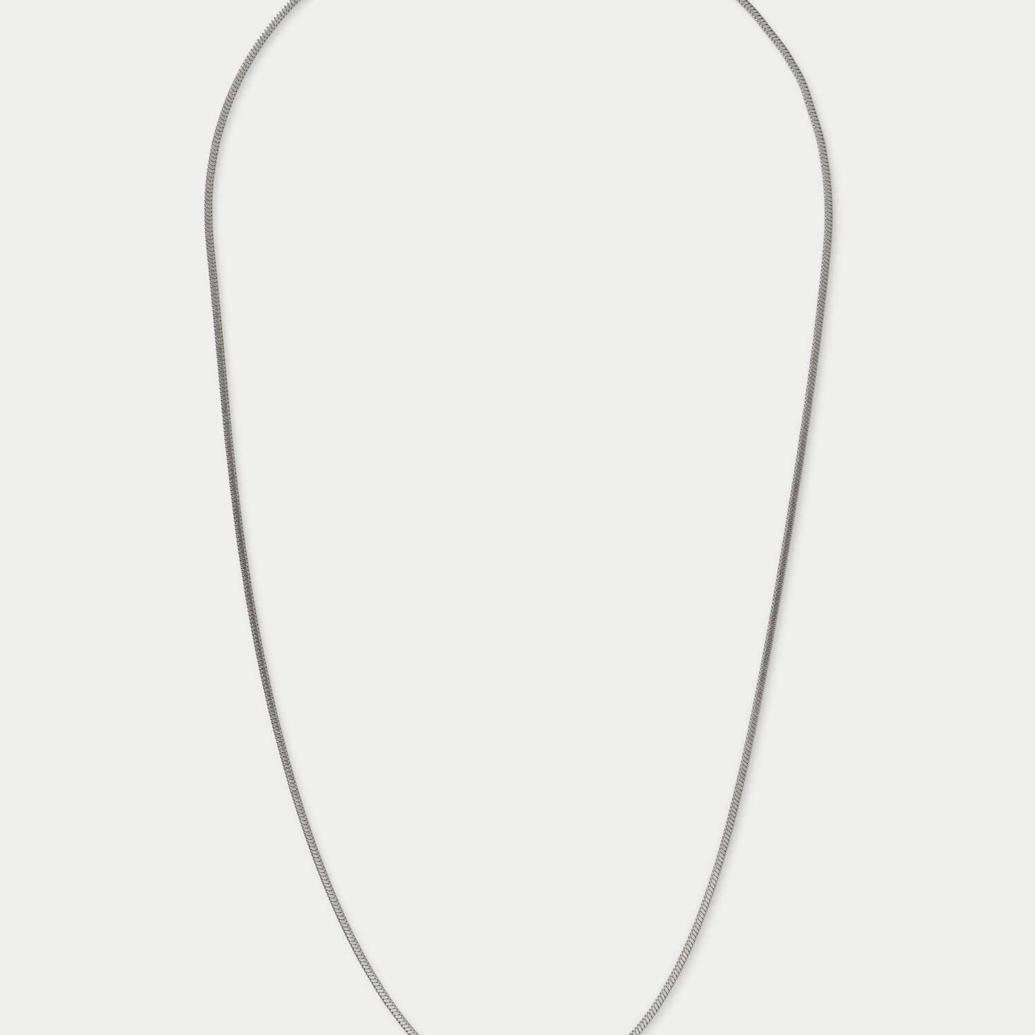 Autograph Men's Auto Snake Chain Necklace - Silver