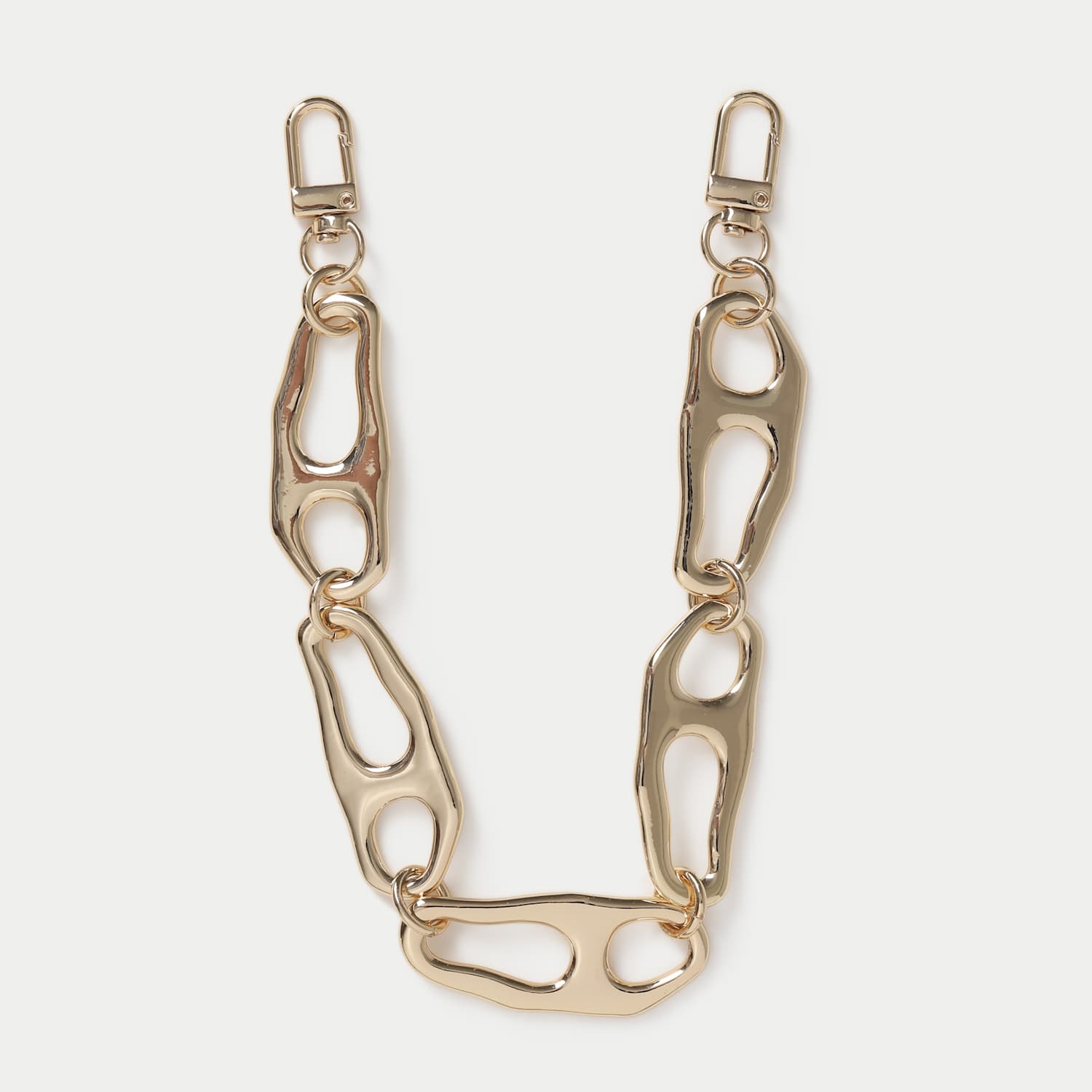 M&S Boys Wave Link Wallet Chain - Gold