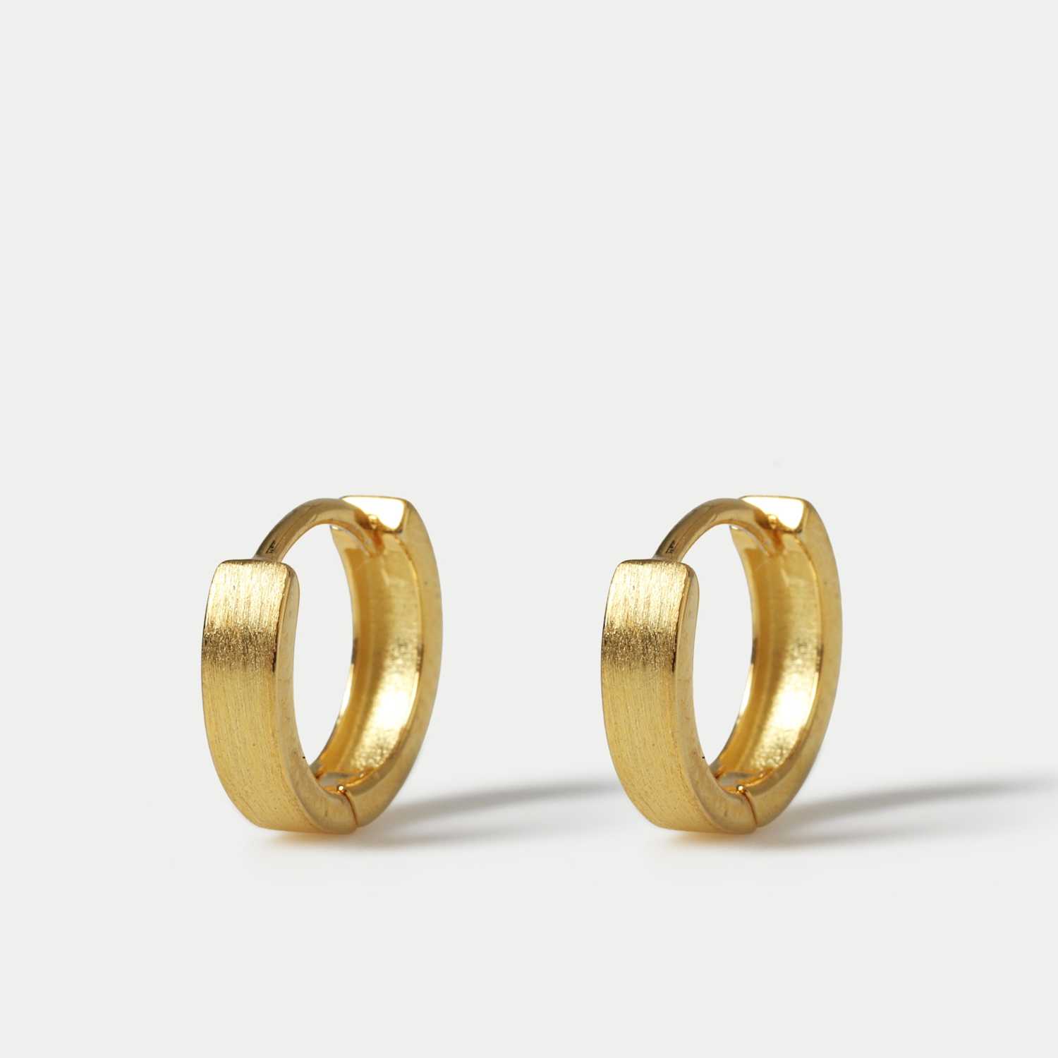M&S Men's Stainless Clicker Hoops - Gold