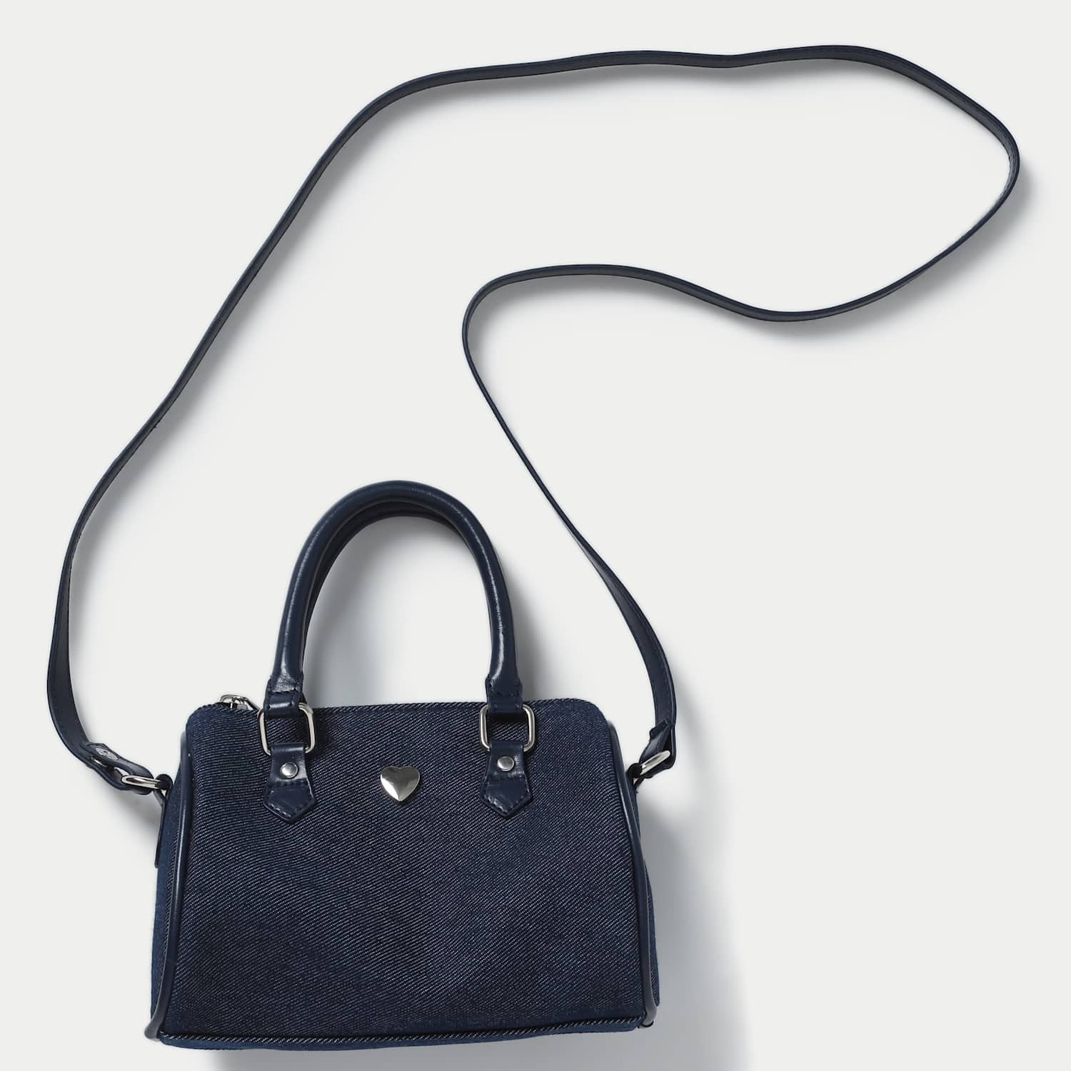 M&S Girls Denim Bowling Bag - Blue